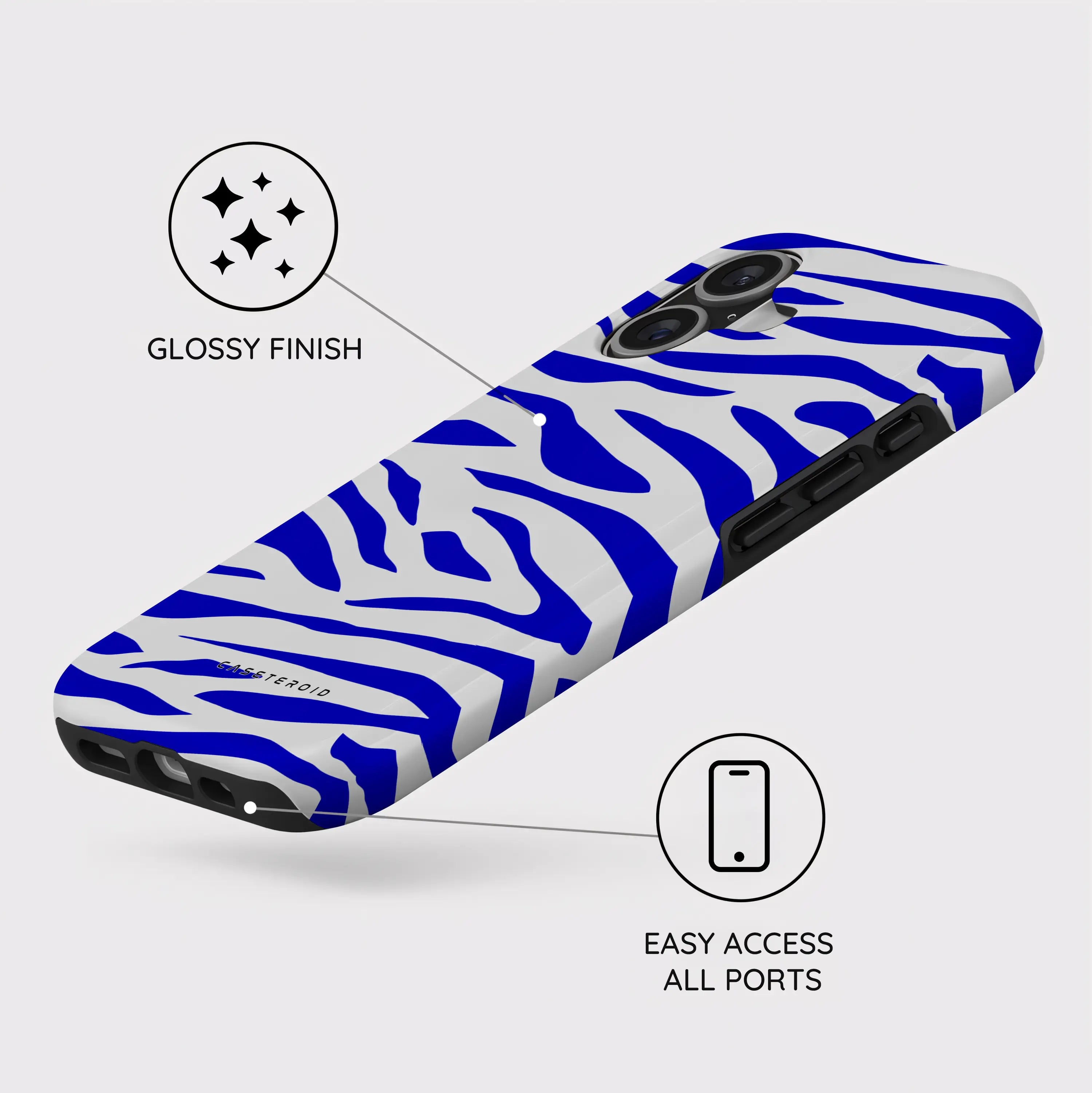 Electric Zebra - iPhone 17 Case