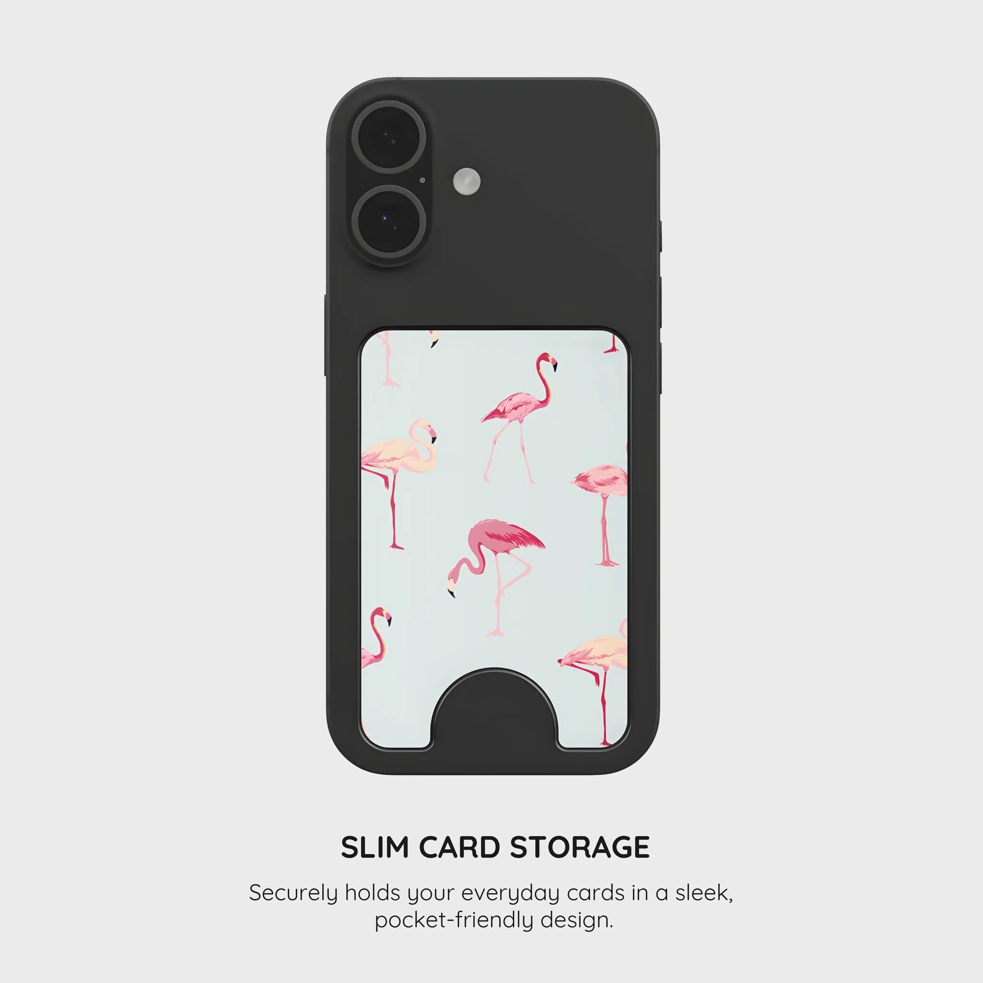 Flamingo - Magnetic Wallet & Stand