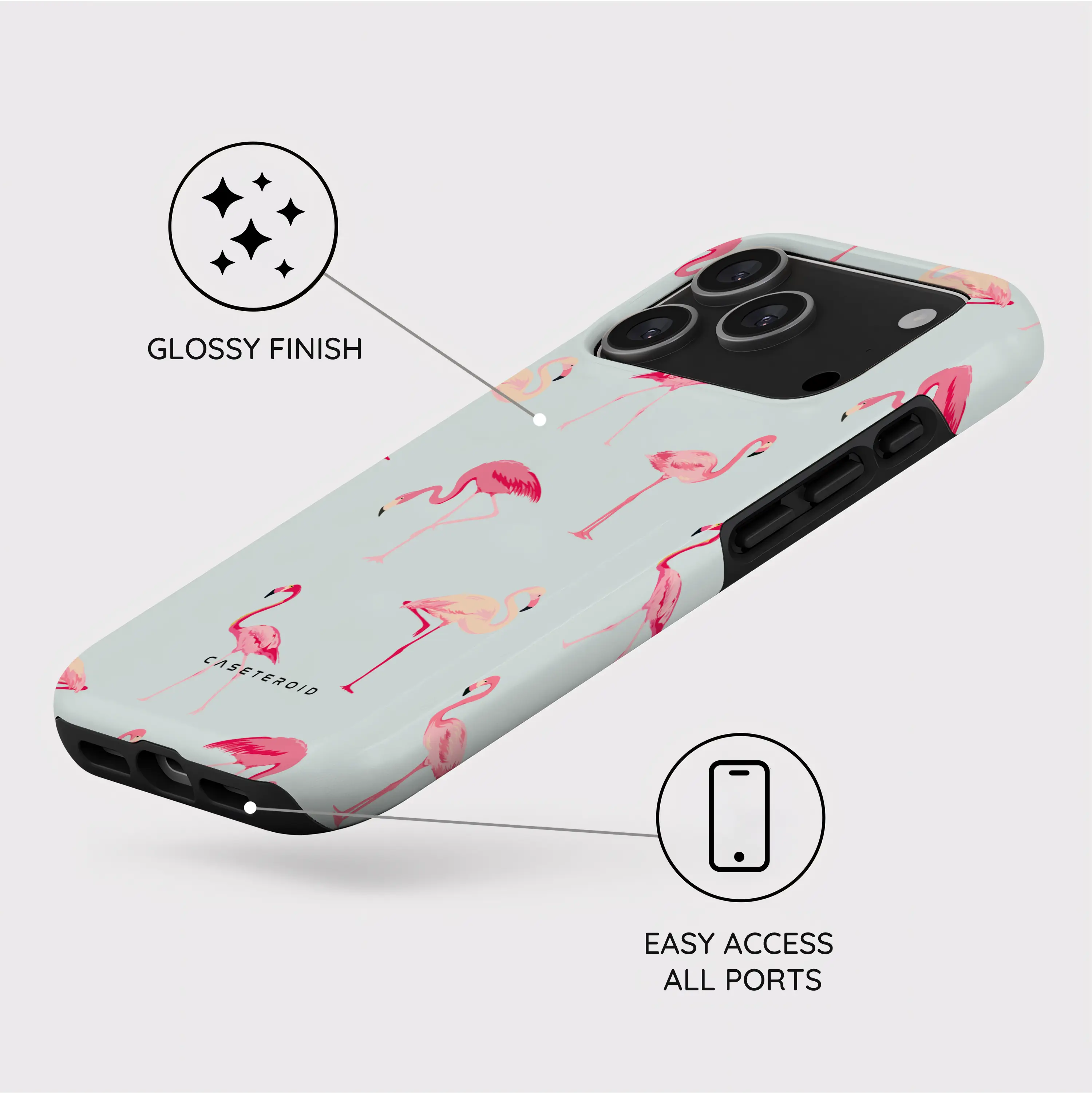 Flamingo - iPhone 17 Pro Case