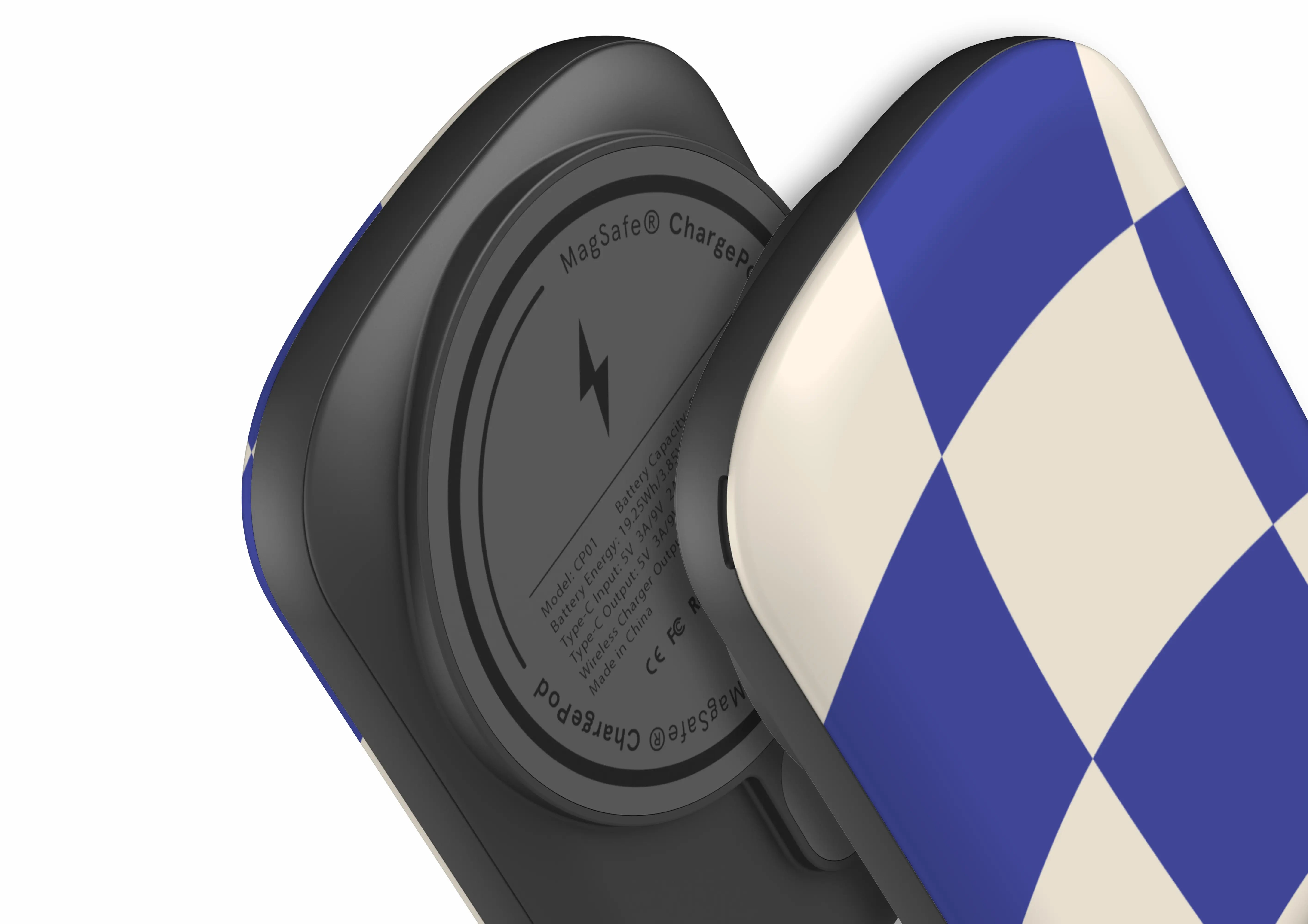 Azure Checkmate - ChargePod MagSafe Power Bank