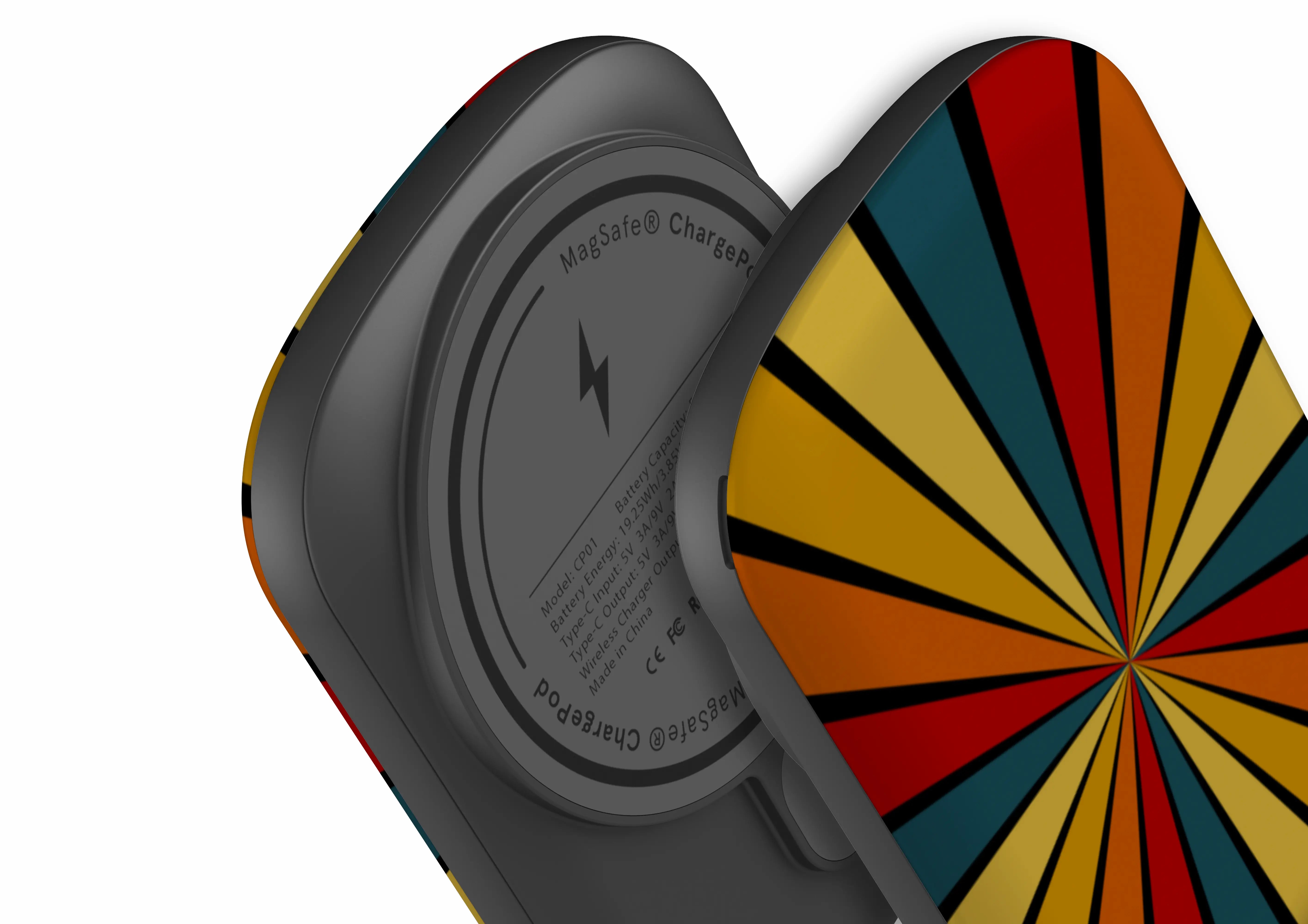 Kaleido Strokes - ChargePod MagSafe Power Bank