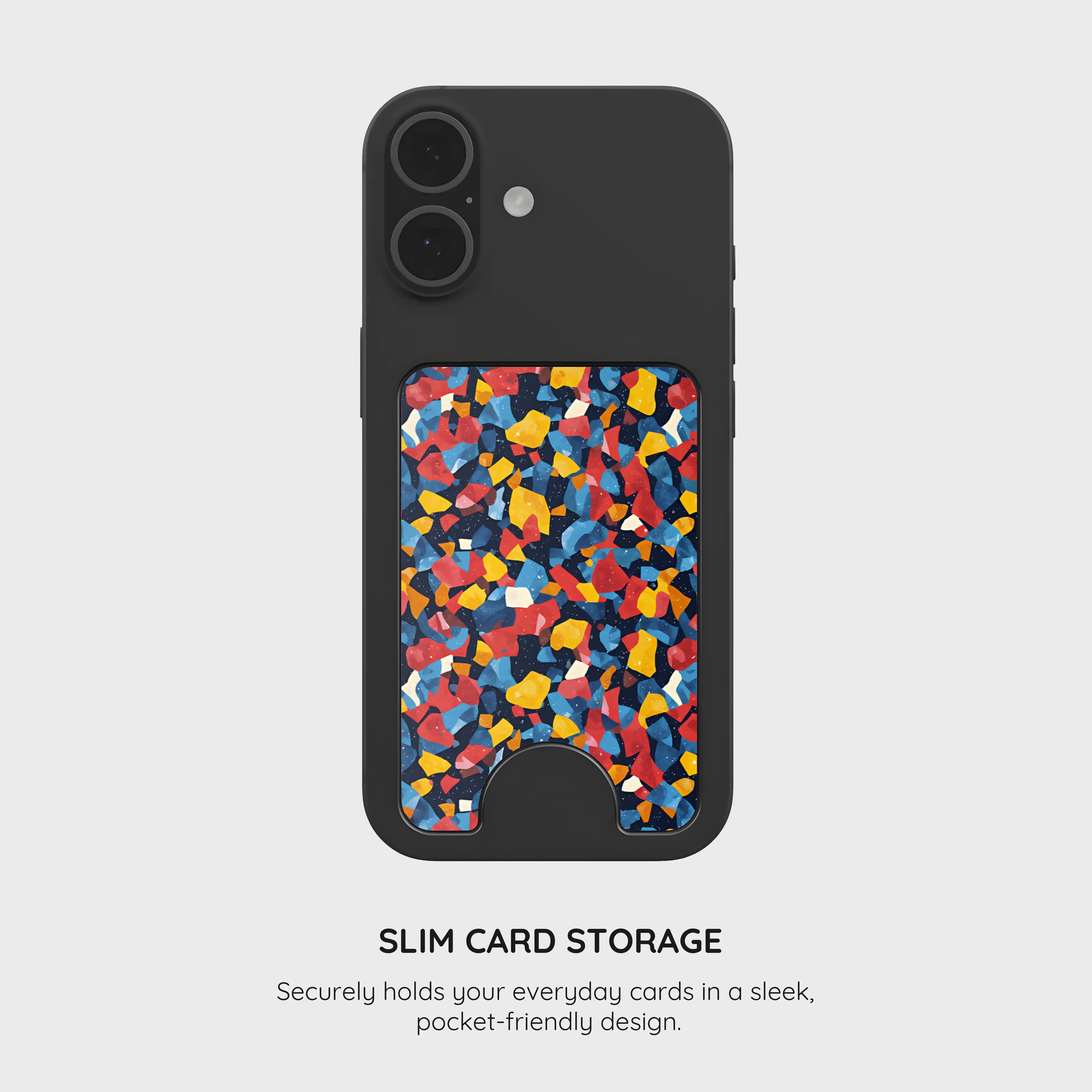 Galactic Confetti - Magnetic Wallet & Stand