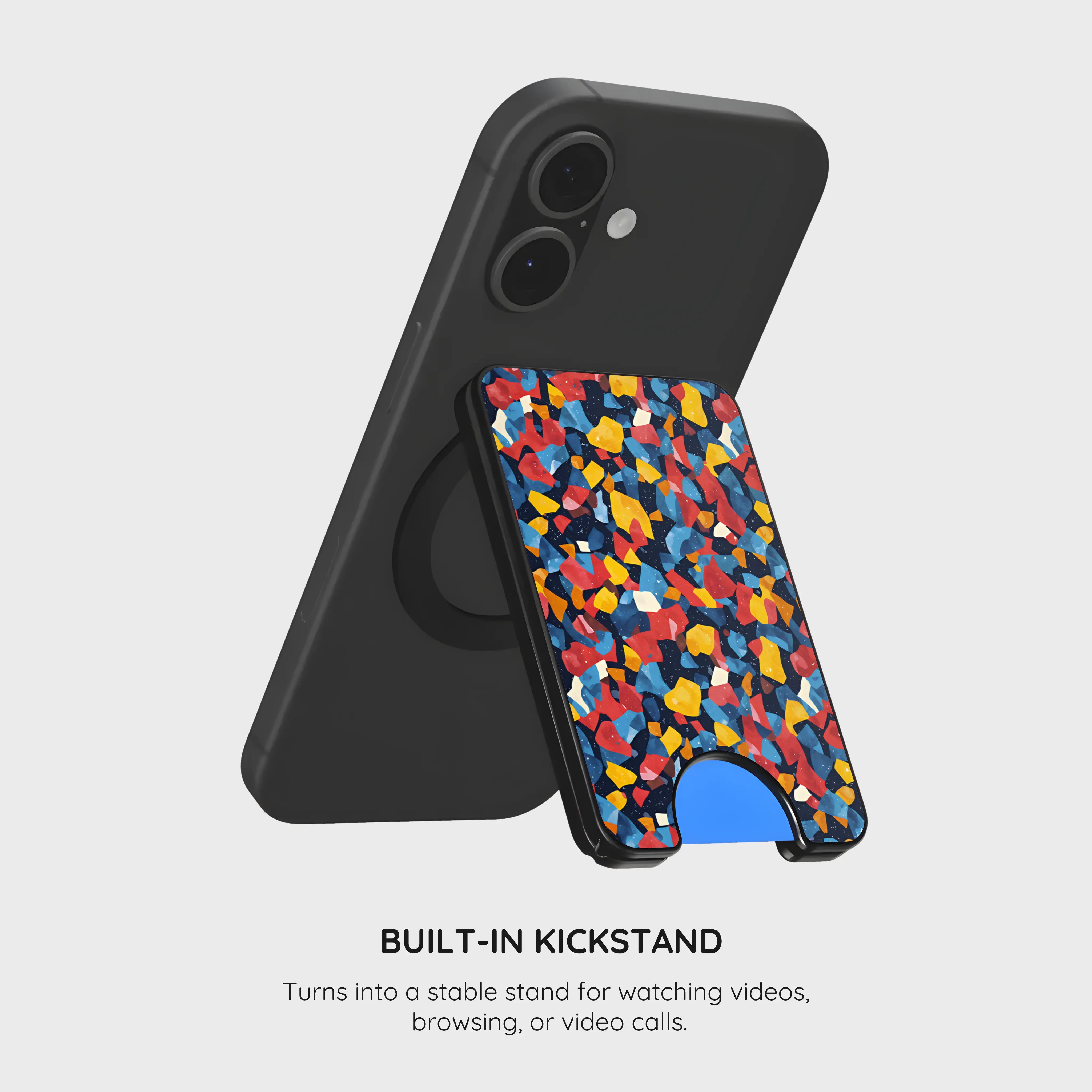 Galactic Confetti - Magnetic Wallet & Stand