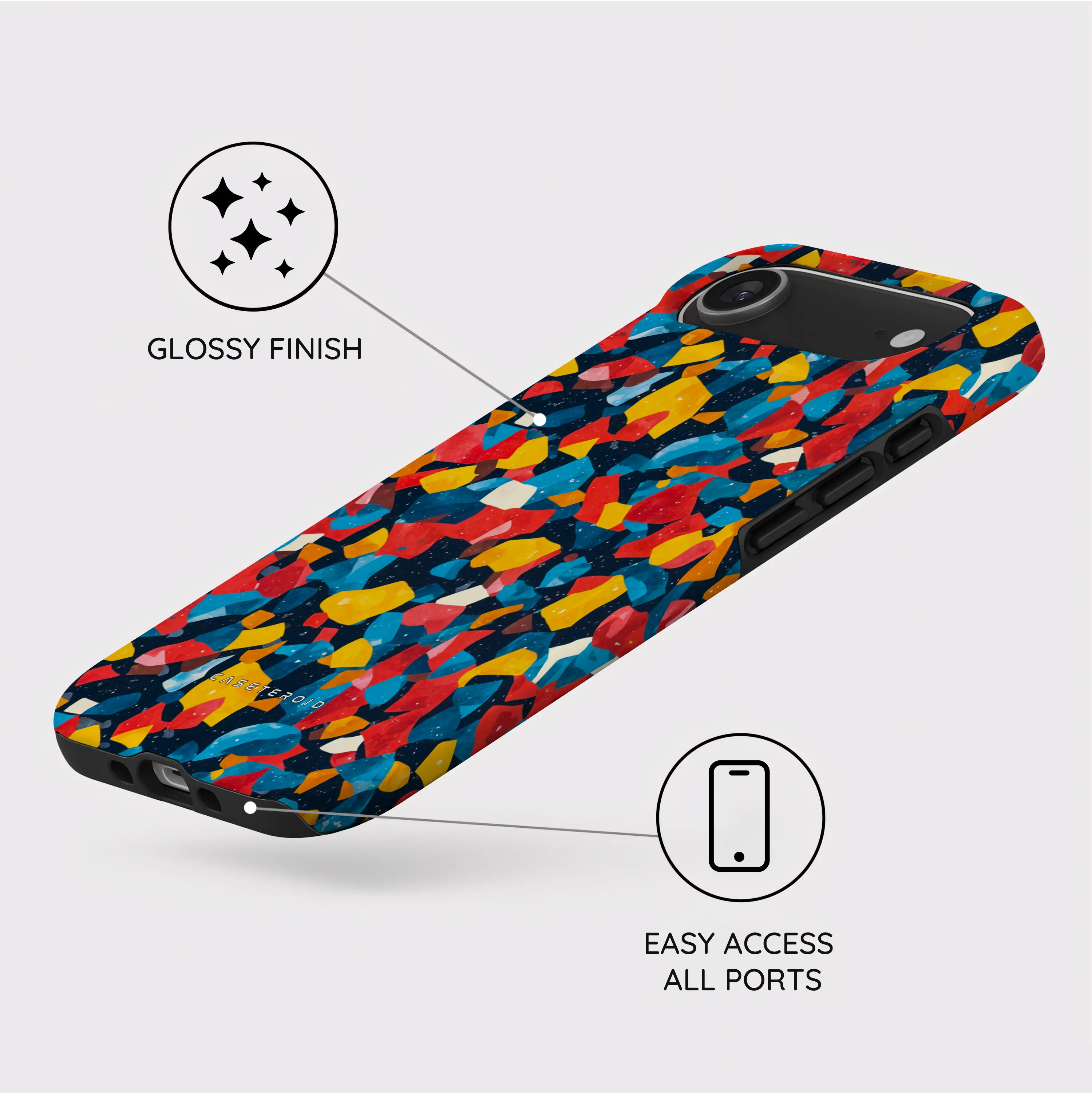 Galactic Confetti - iPhone 17 Air Case