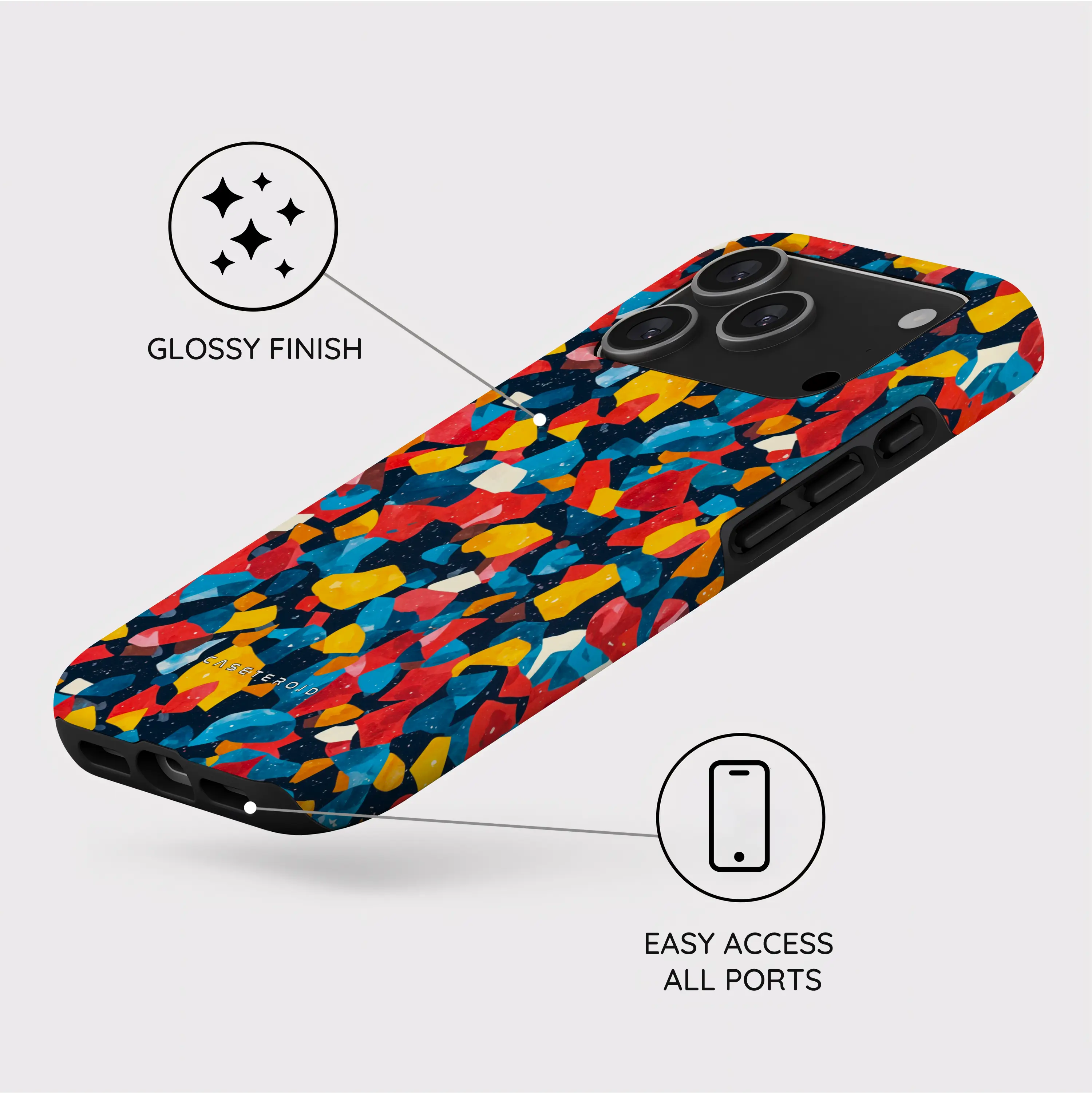 Galactic Confetti - iPhone 17 Pro Case
