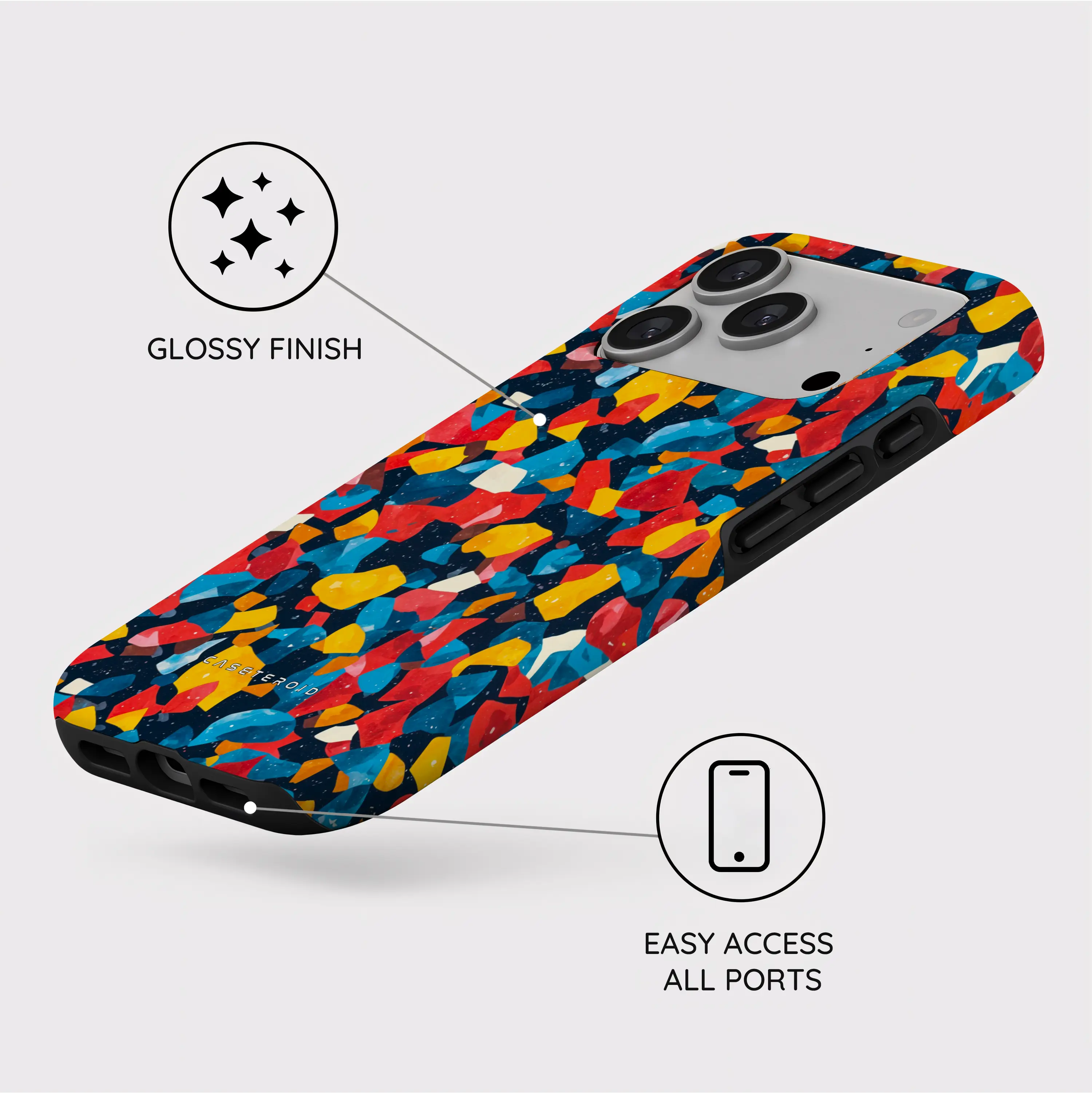 Galactic Confetti - iPhone 17 Pro Case