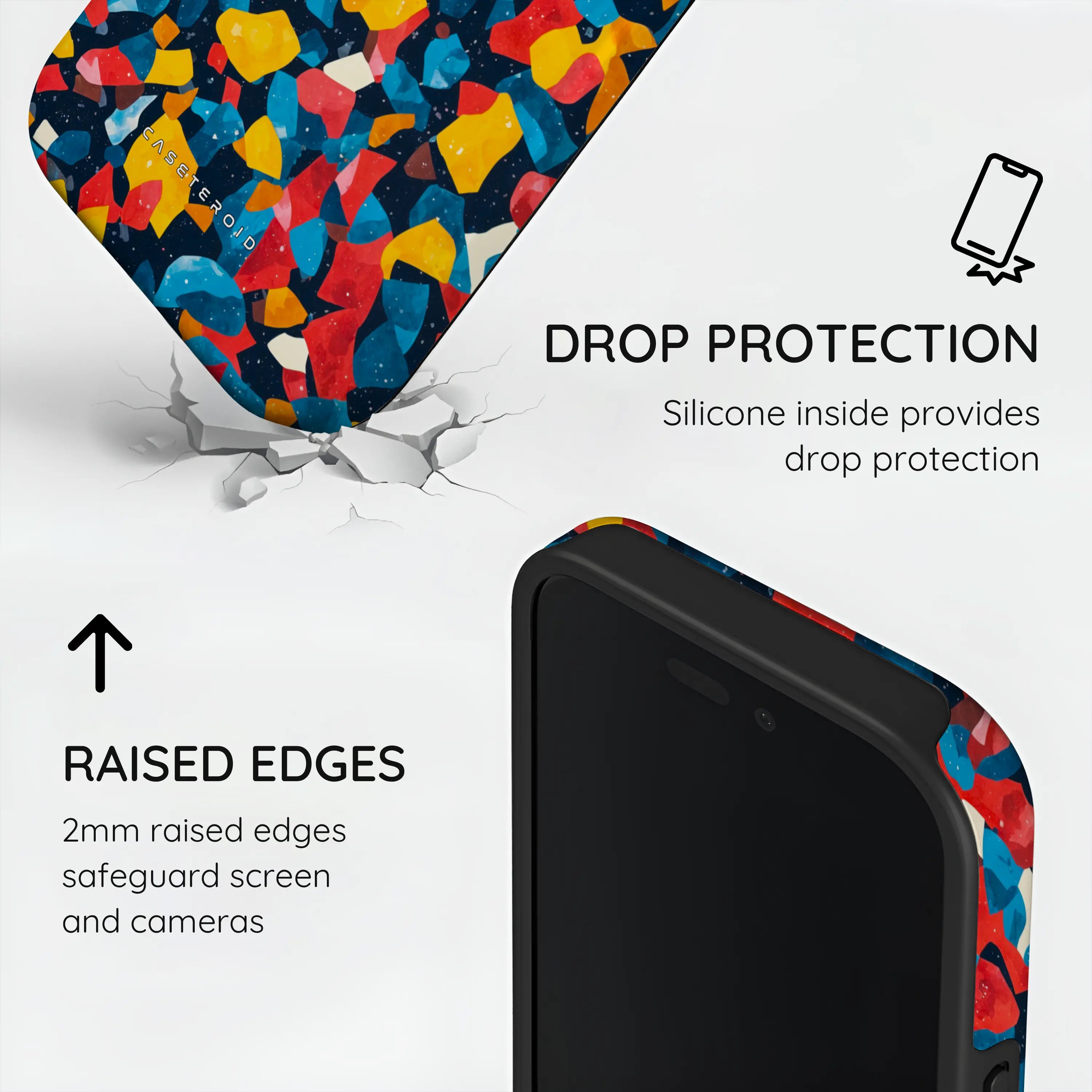 Galactic Confetti - iPhone 16 Plus Case