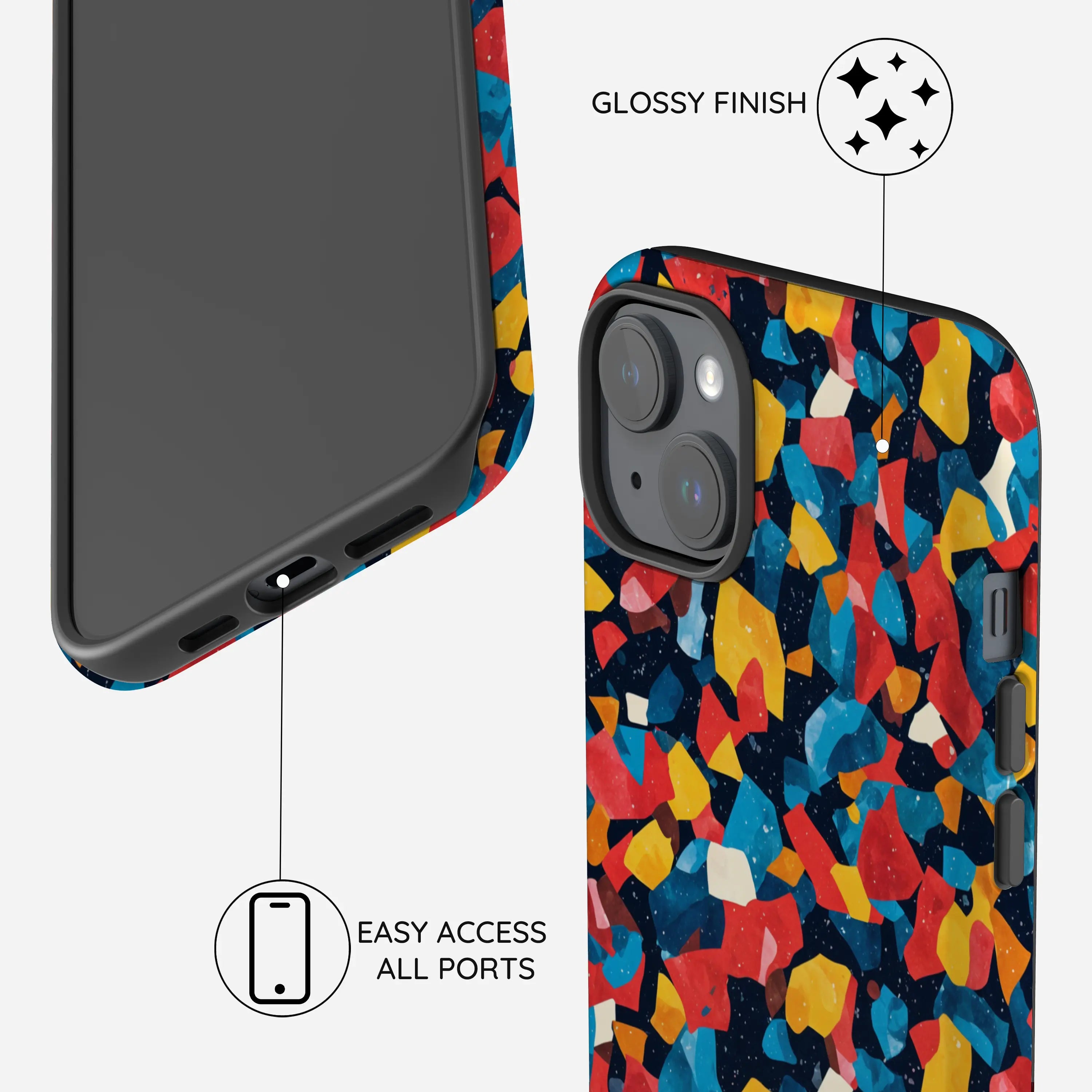 Galactic Confetti - iPhone 15 Plus Case