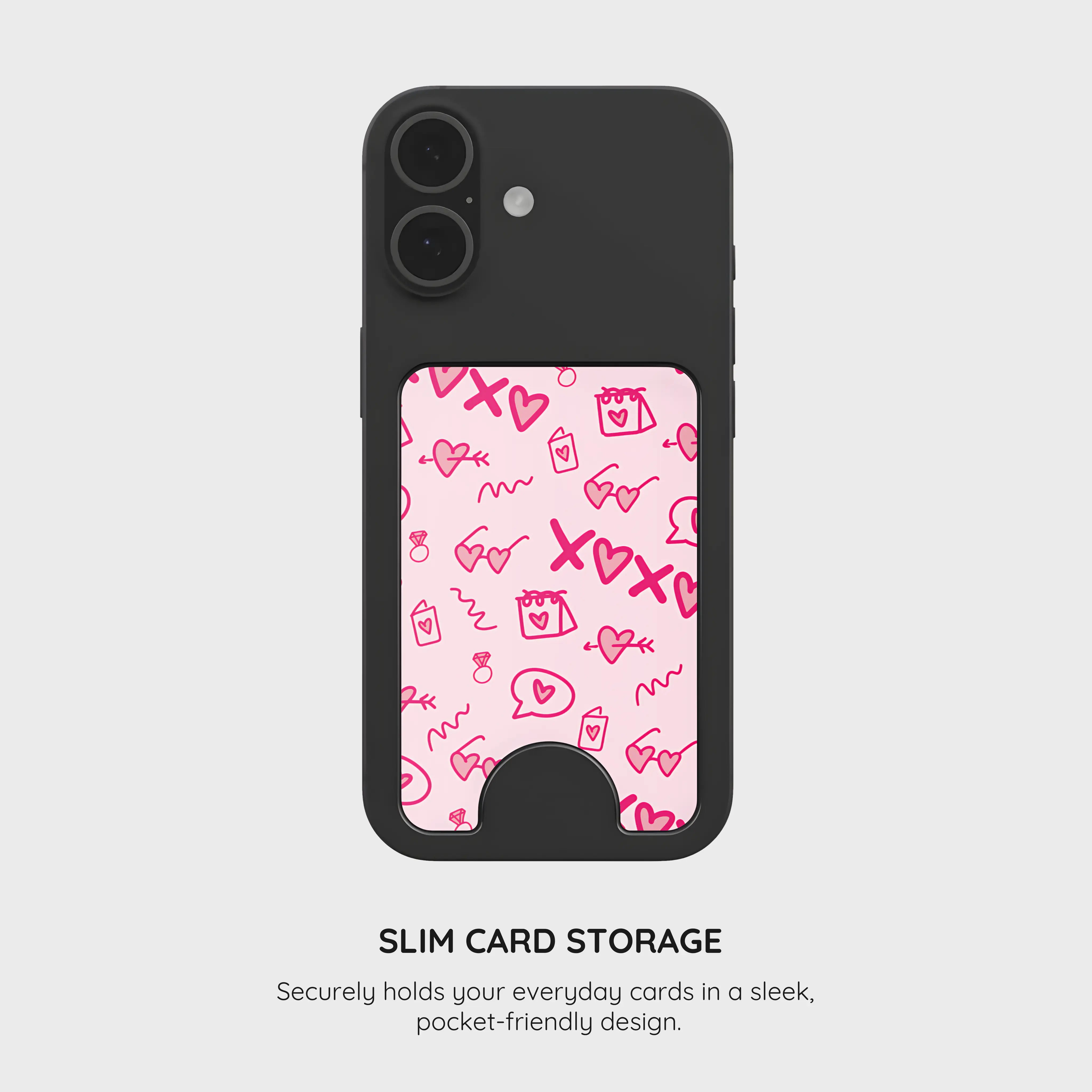 Glamour Bloom - Magnetic Wallet & Stand