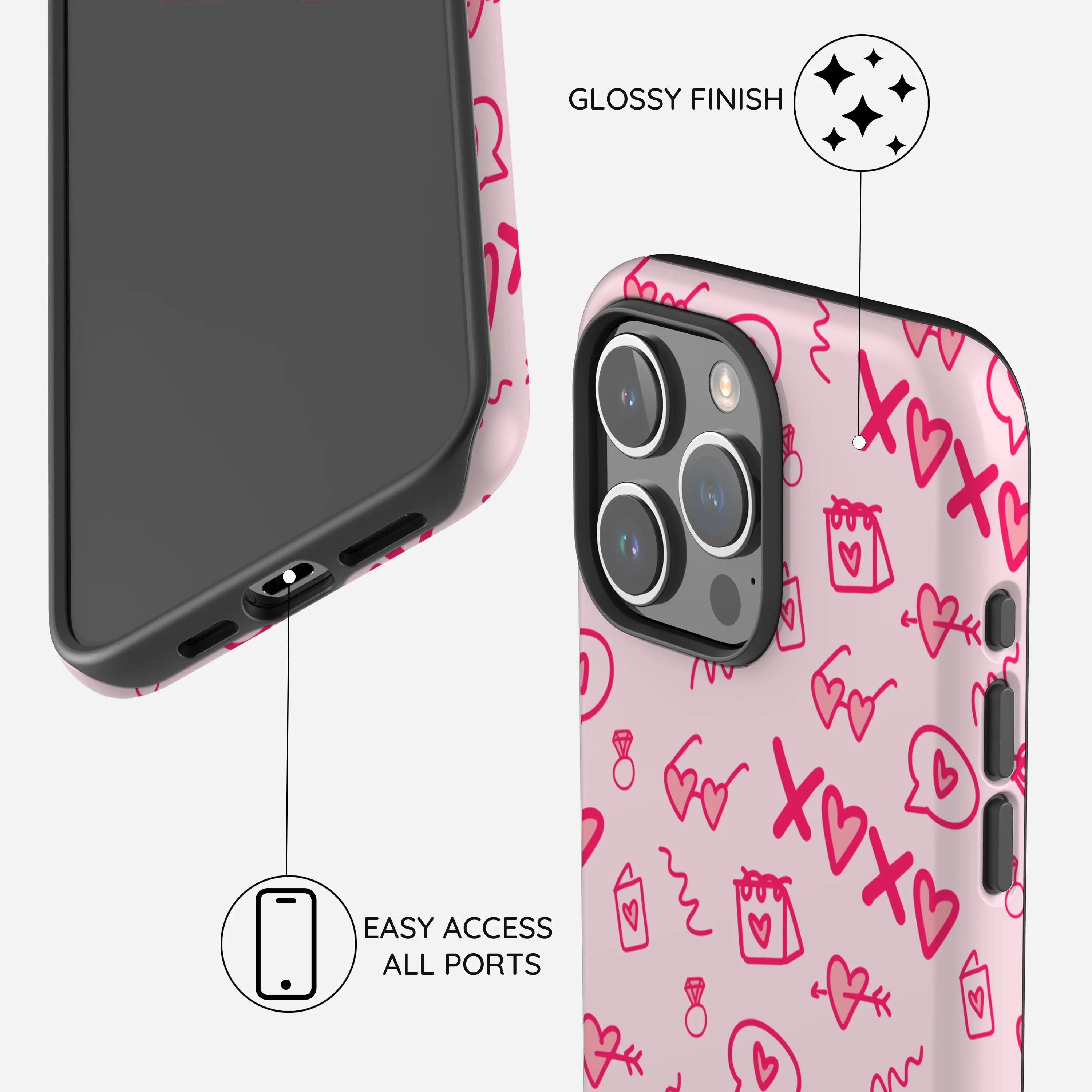 Glamour Bloom - iPhone 15 Pro Case