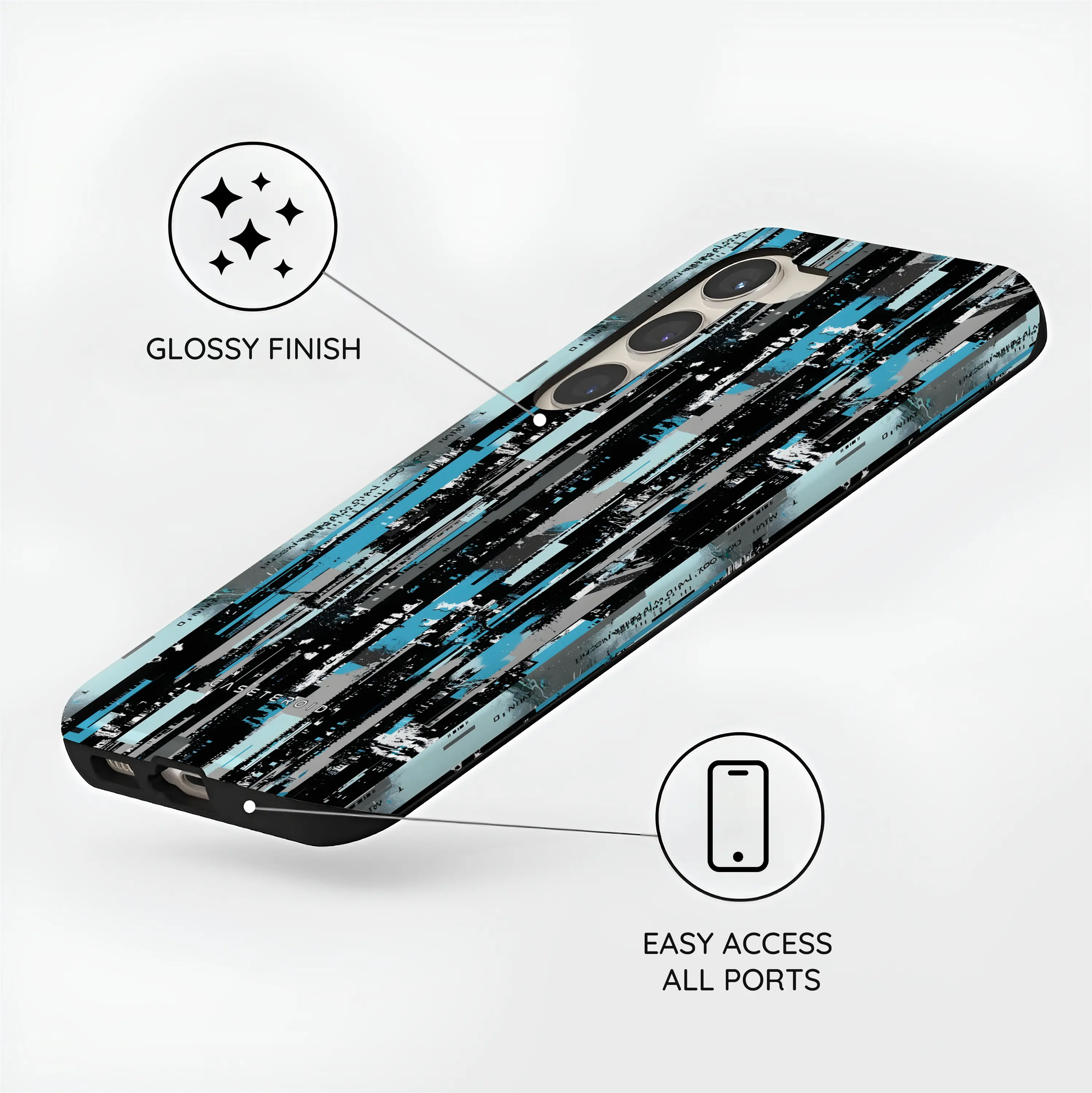 Glitch Matrix - Samsung Galaxy S23 Plus Case