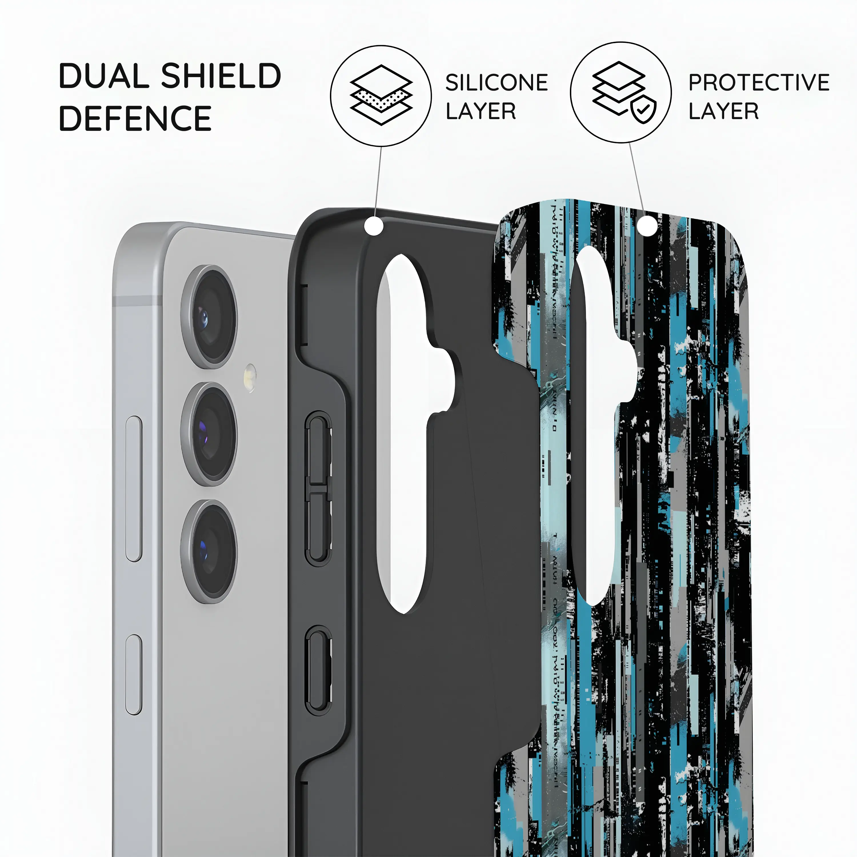 Glitch Matrix - Samsung Galaxy S24 Plus Case