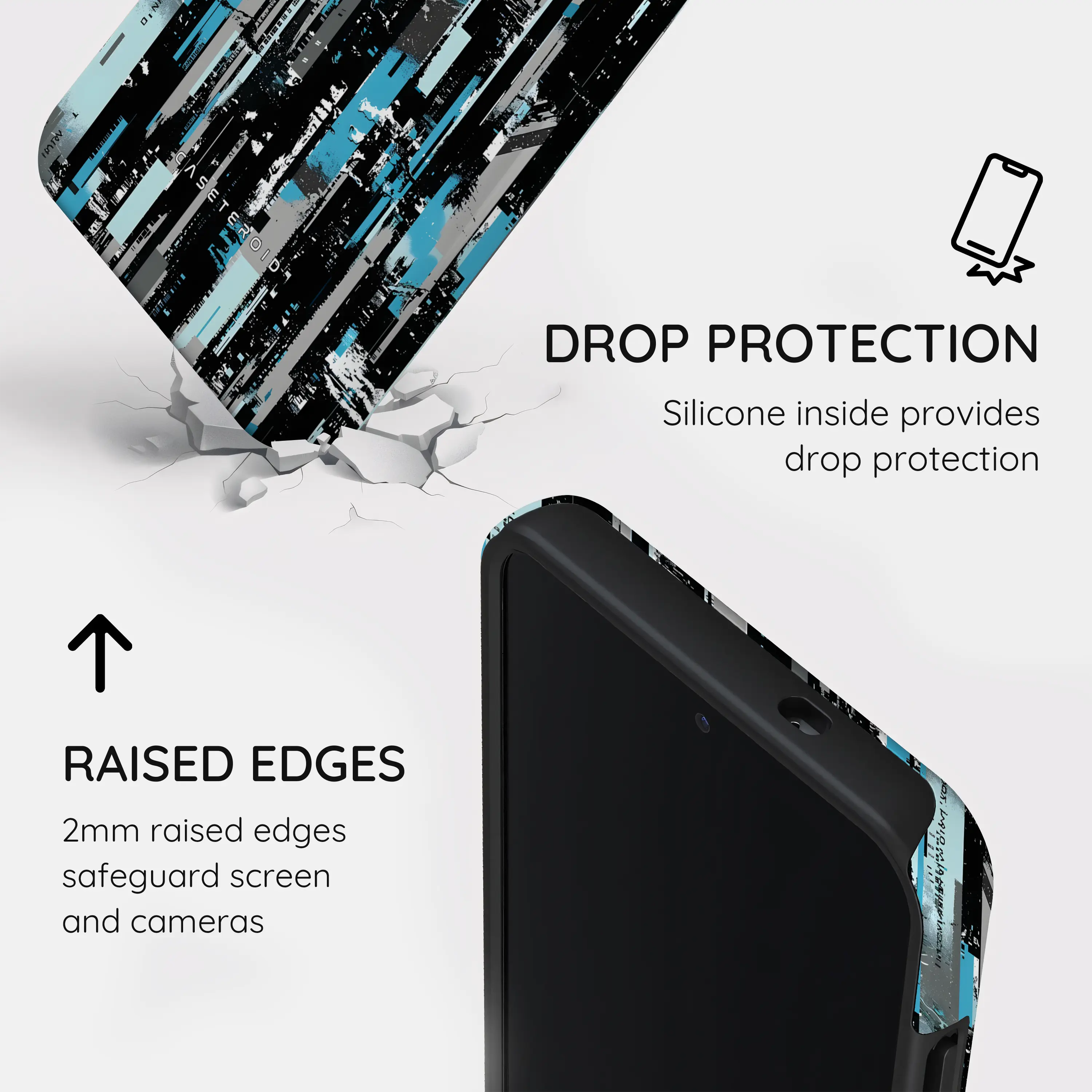 Glitch Matrix - Samsung Galaxy S25 Case