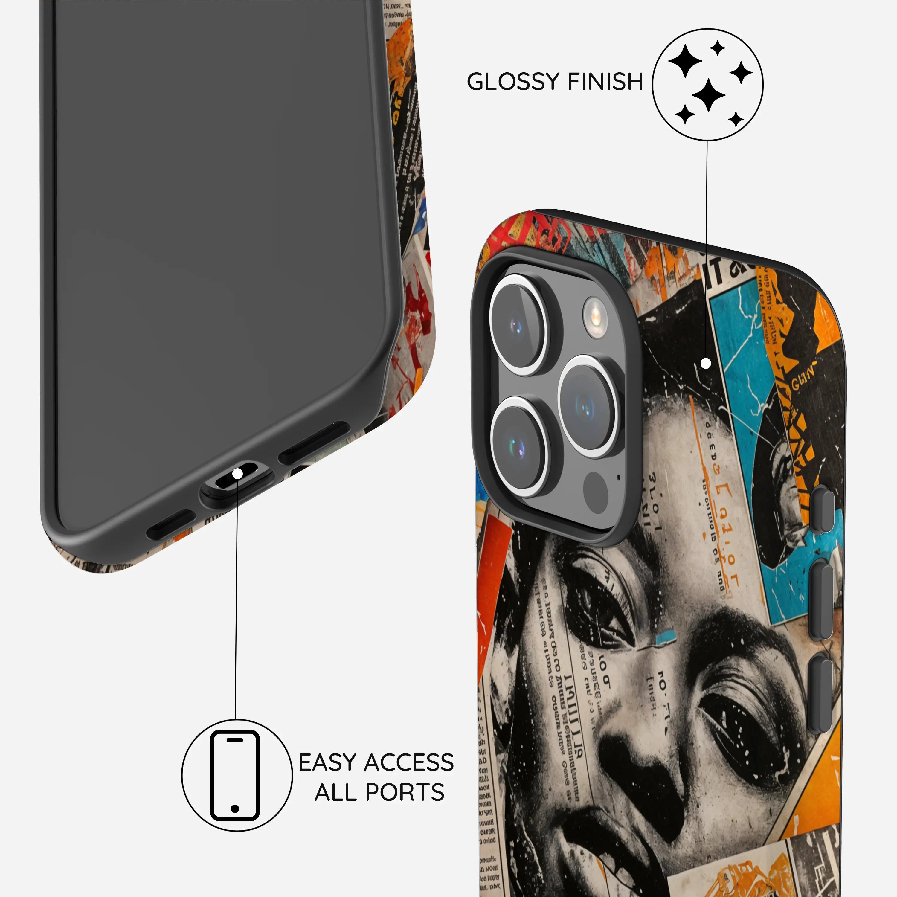 Global Gazette Montage - iPhone 15 Pro Case