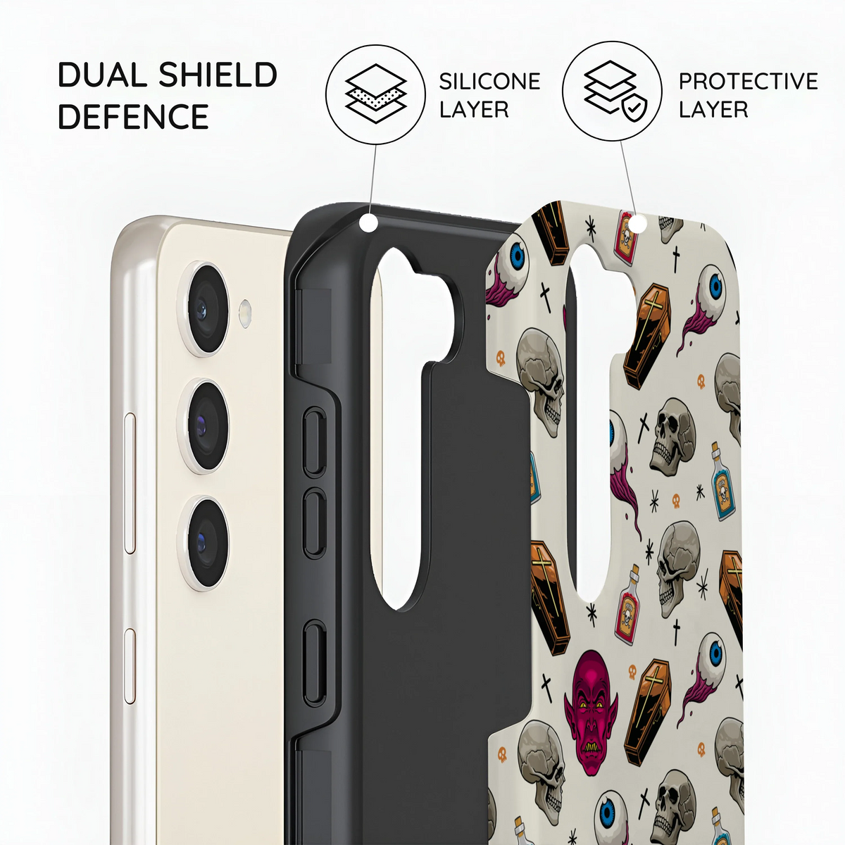 Graveyard Flash - Samsung Galaxy S23 Case
