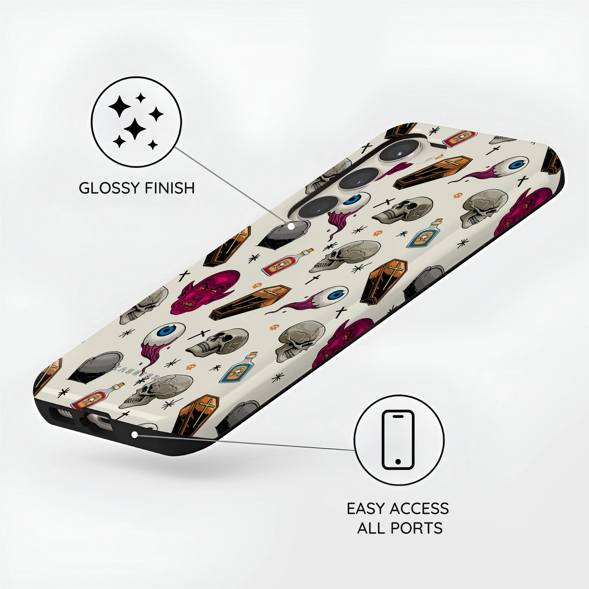 Graveyard Flash - Samsung Galaxy S23 Case
