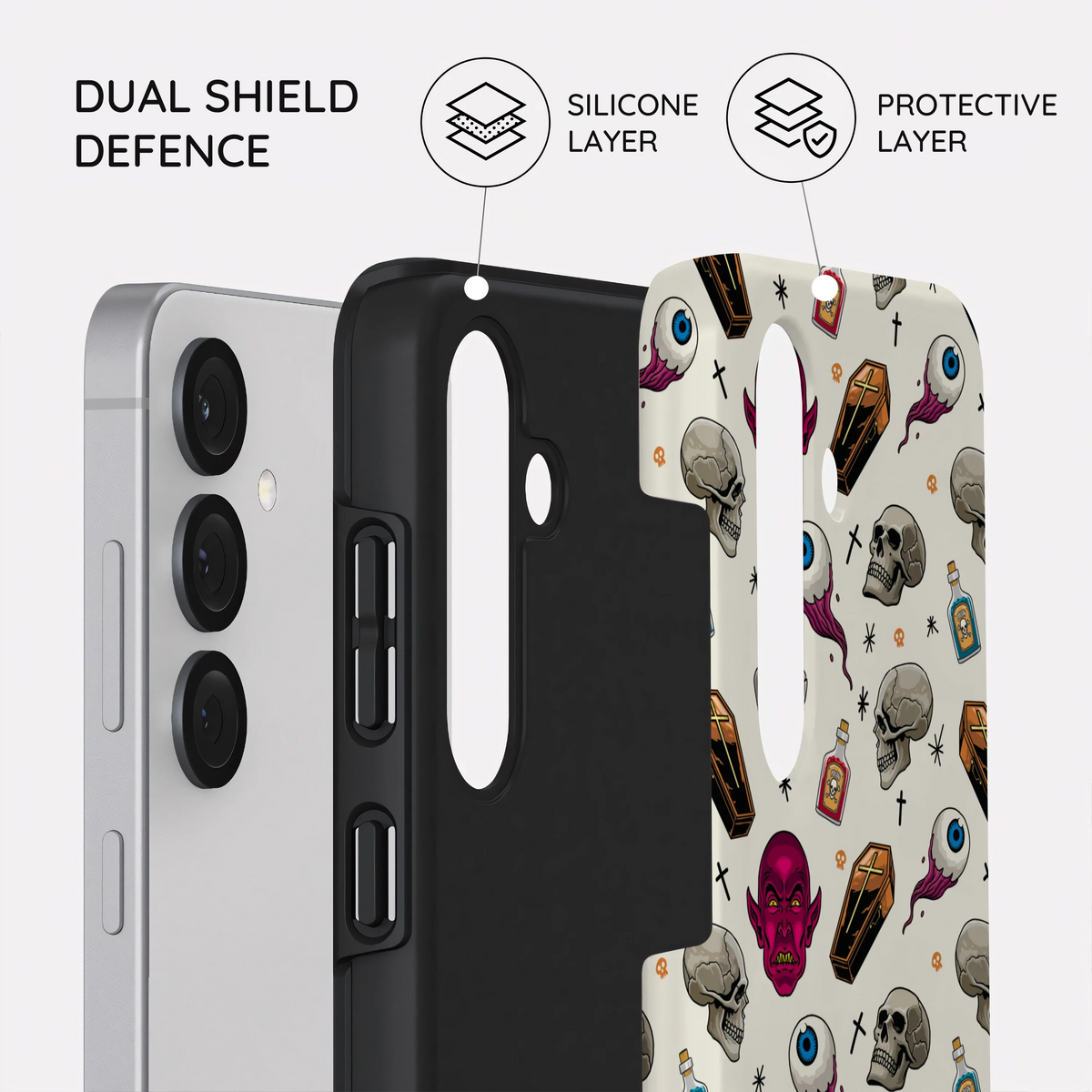 Graveyard Flash - Samsung Galaxy S25 Case