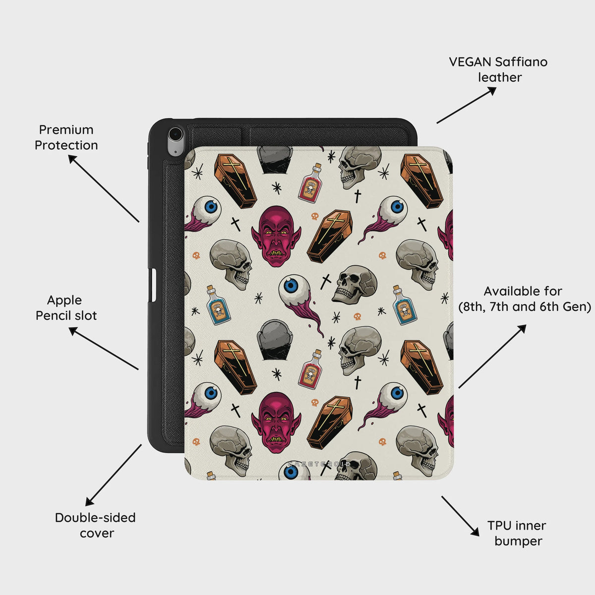 Graveyard Flash - iPad Air 13 (8th/7th/6th Gen) Case