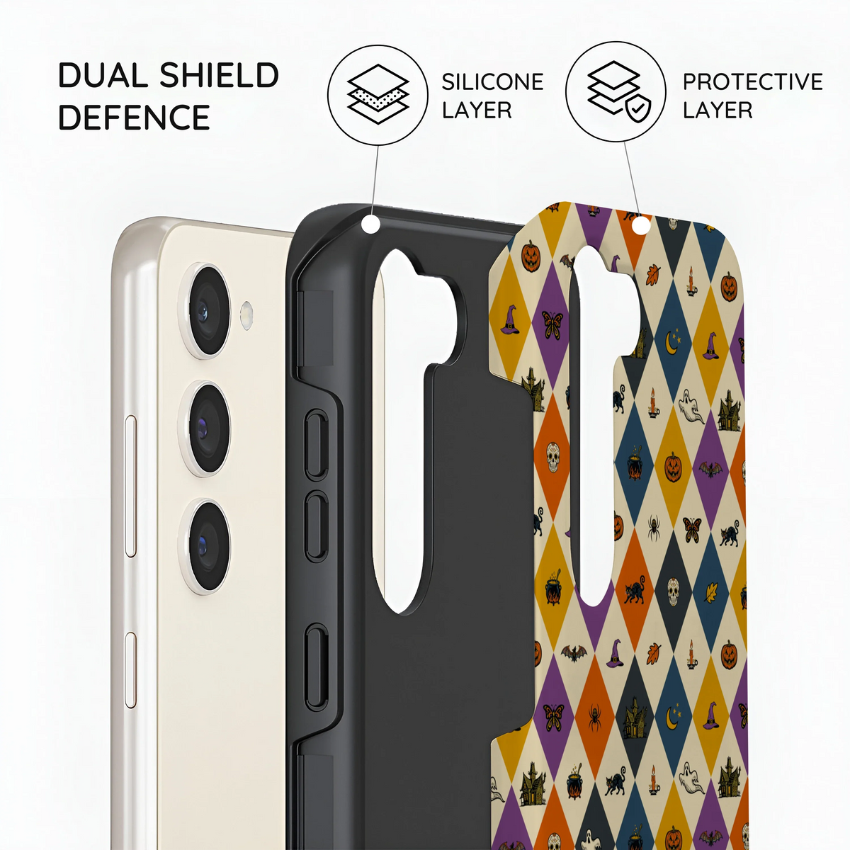 Harlequin Hex - Samsung Galaxy S23 Case