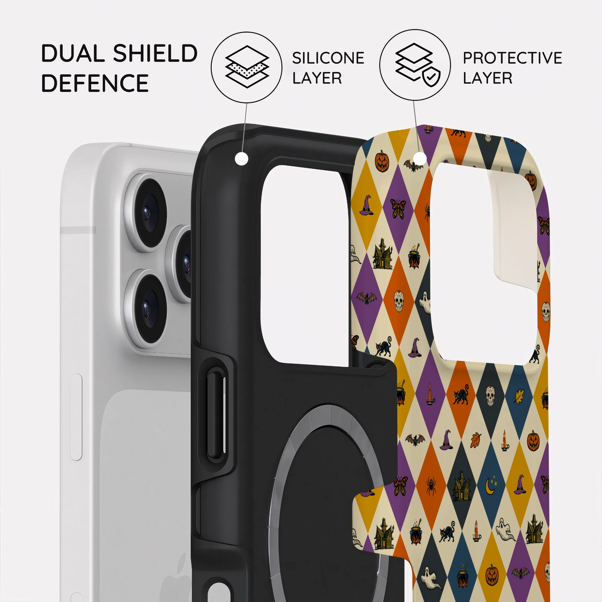Harlequin Hex - iPhone 18 Pro Case