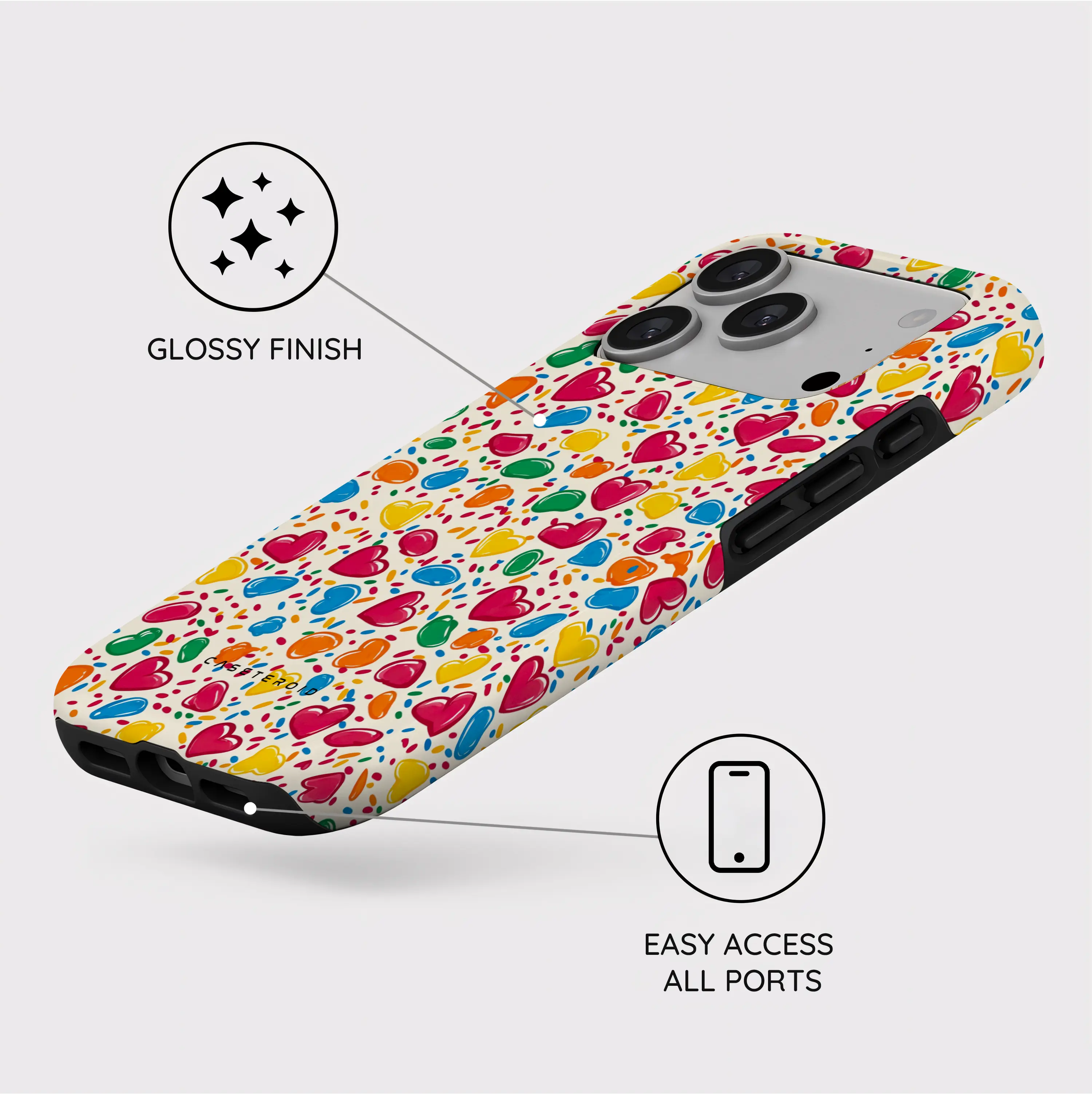 Heartful Treats - iPhone 17 Pro Case