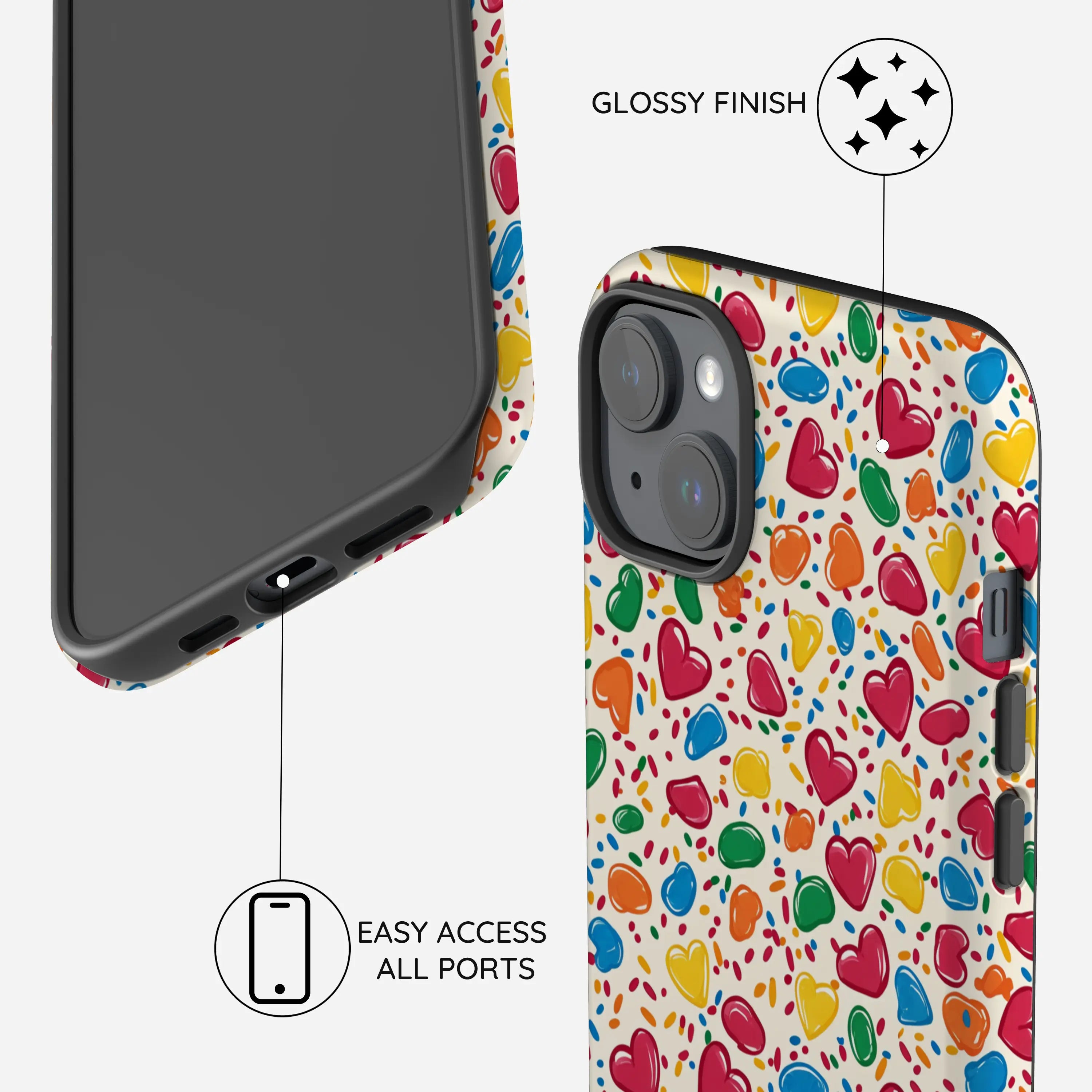 Heartful Treats - iPhone 15 Plus Case