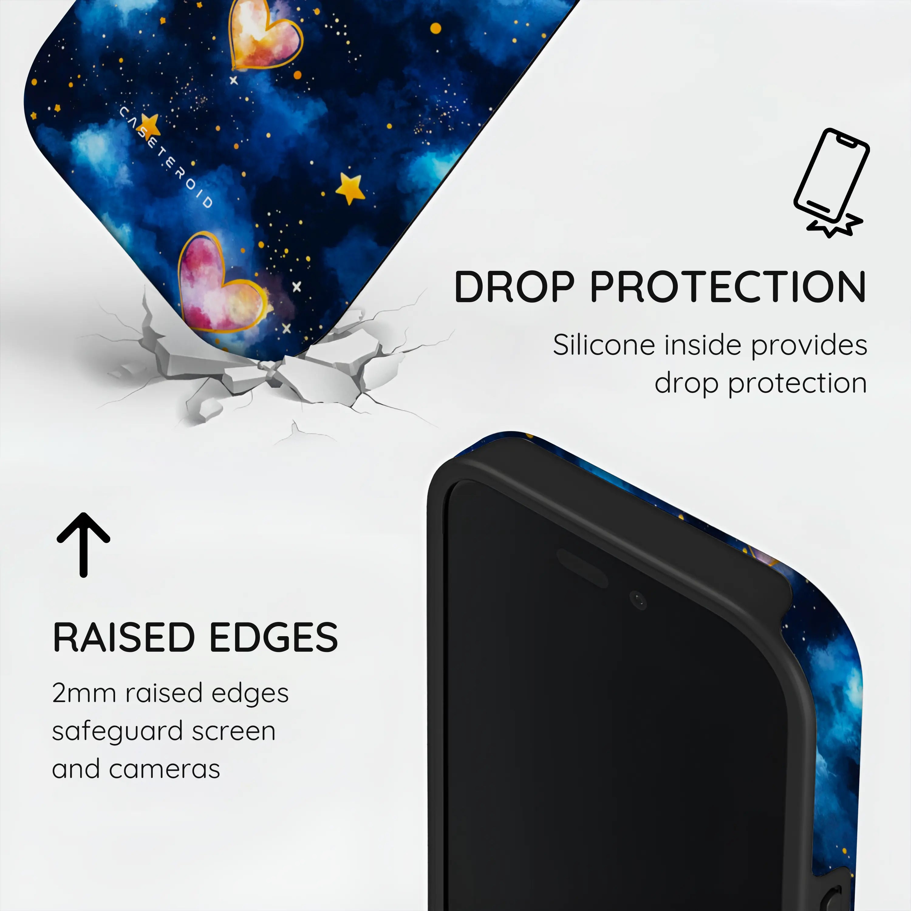 Hearts of the Cosmos - iPhone 16 Case