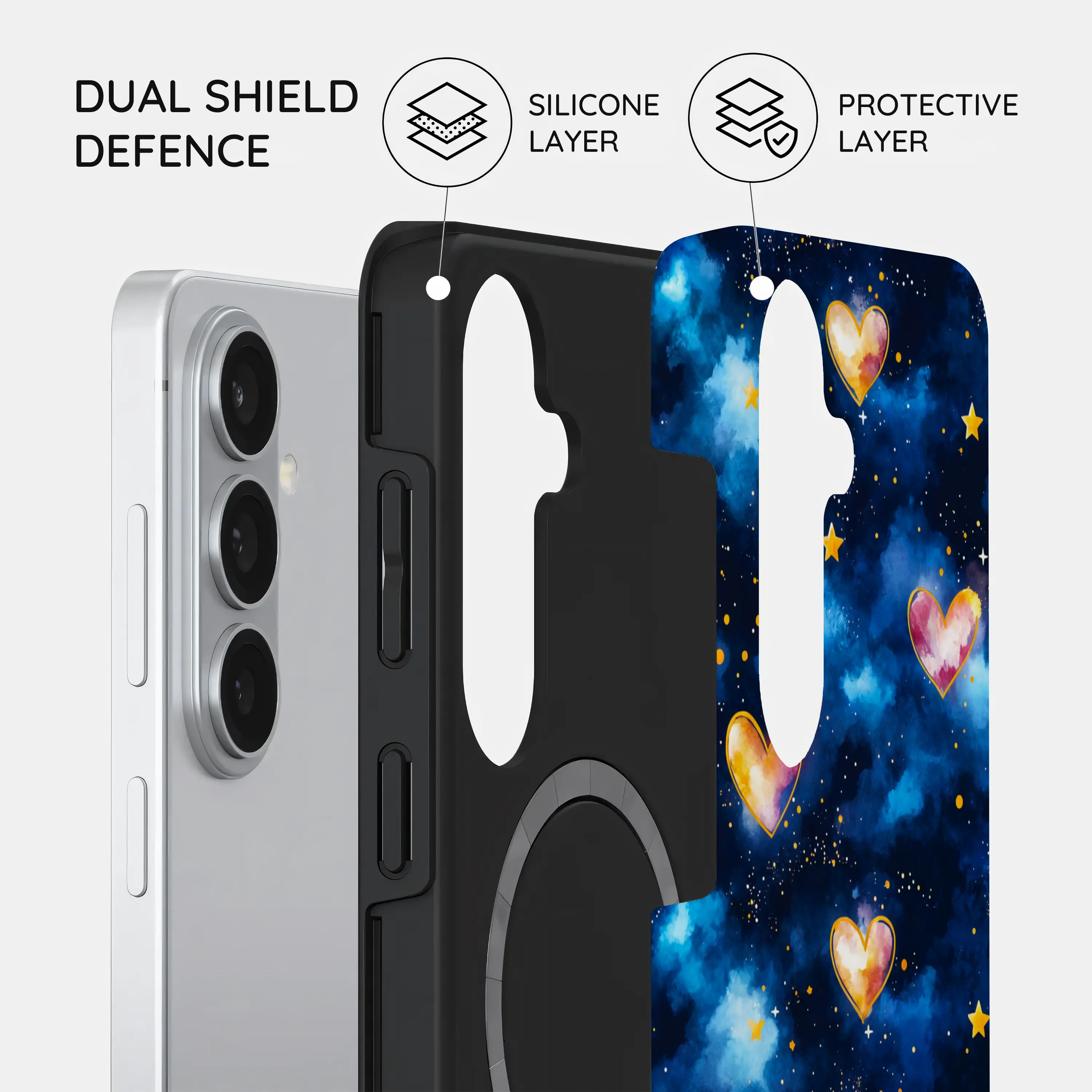 Hearts of the Cosmos - Samsung Galaxy S26 Case