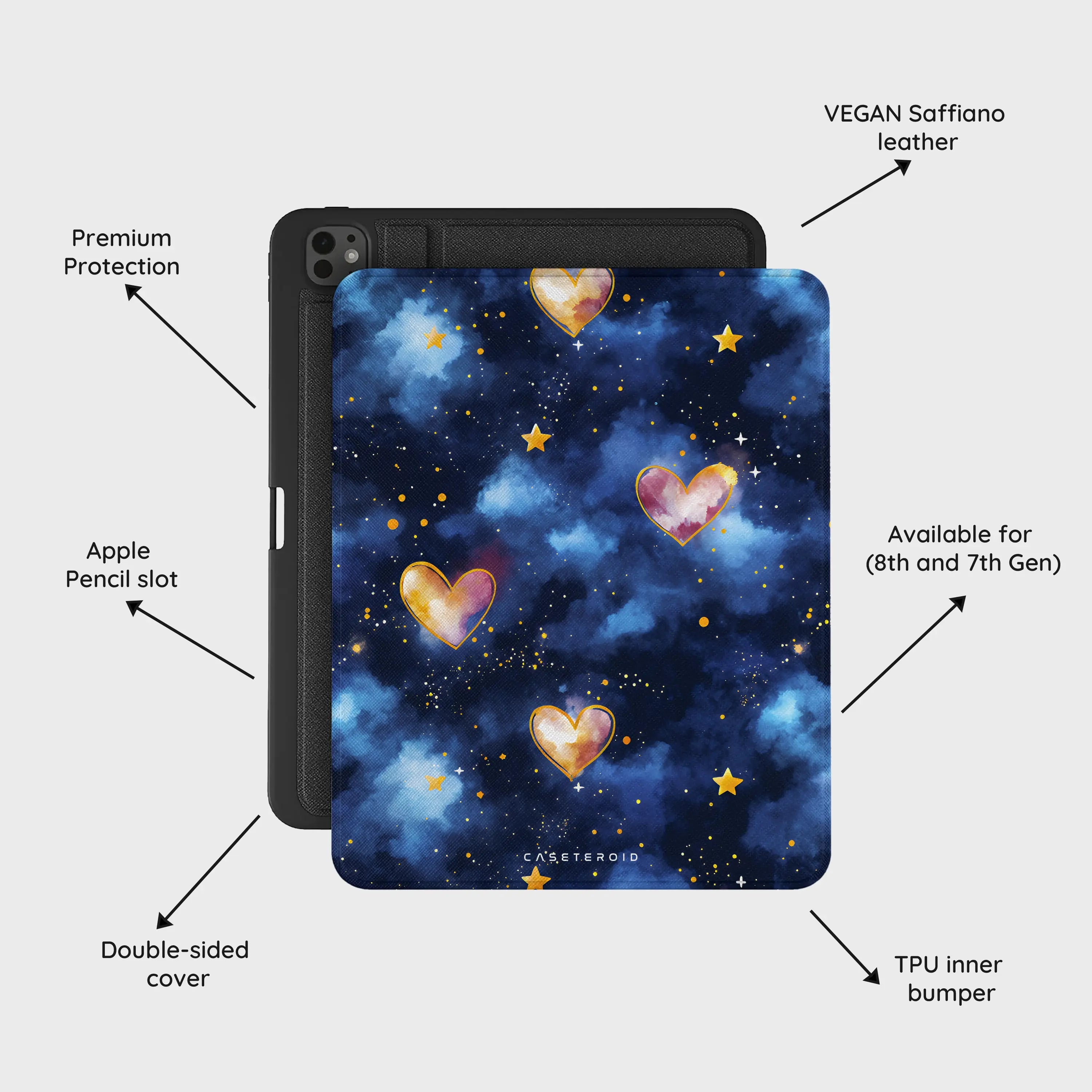 Hearts of the Cosmos - iPad Pro 13 (8th/7th Gen) Case