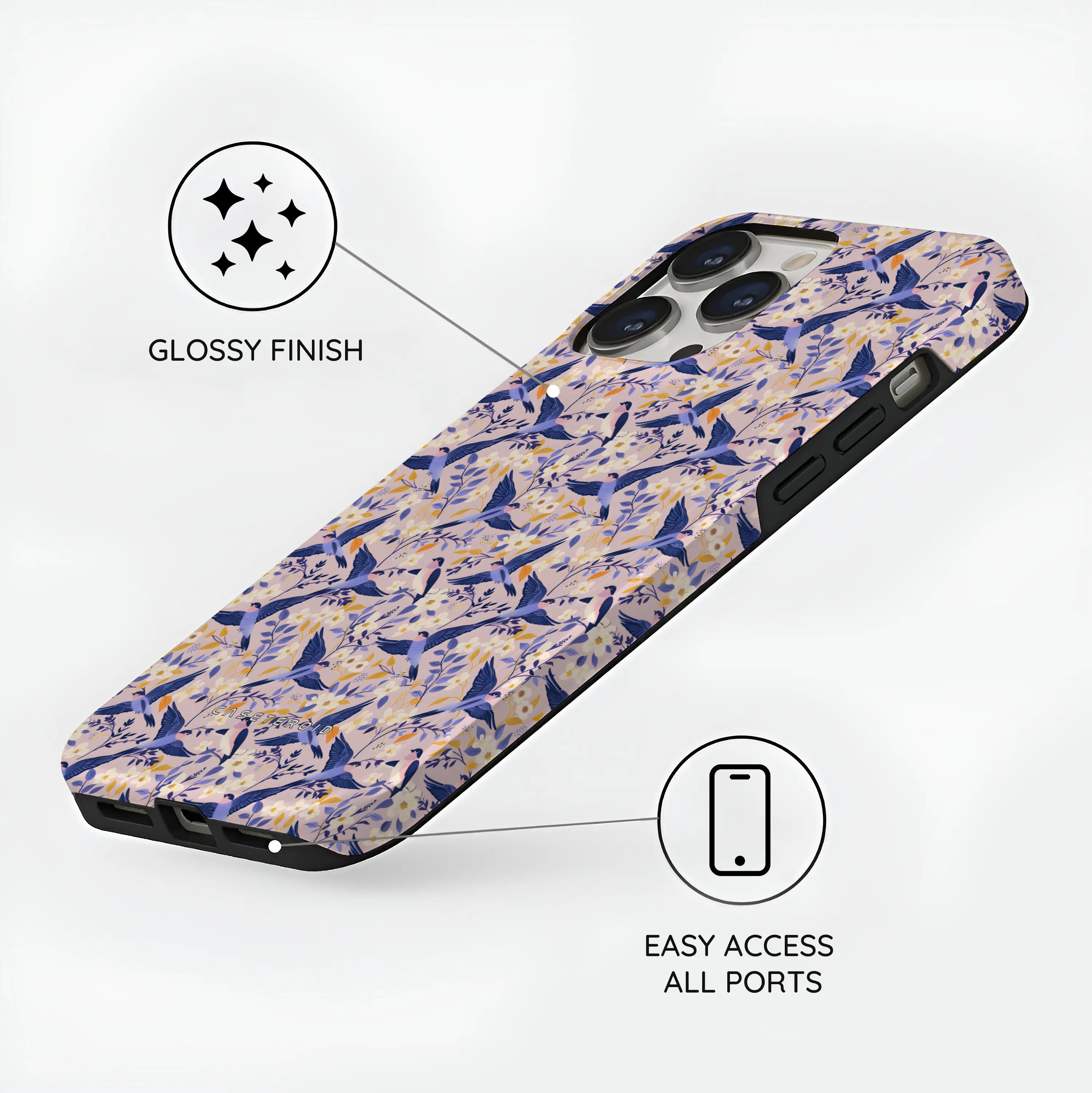 Indigo Serenade - iPhone 14 Pro Case