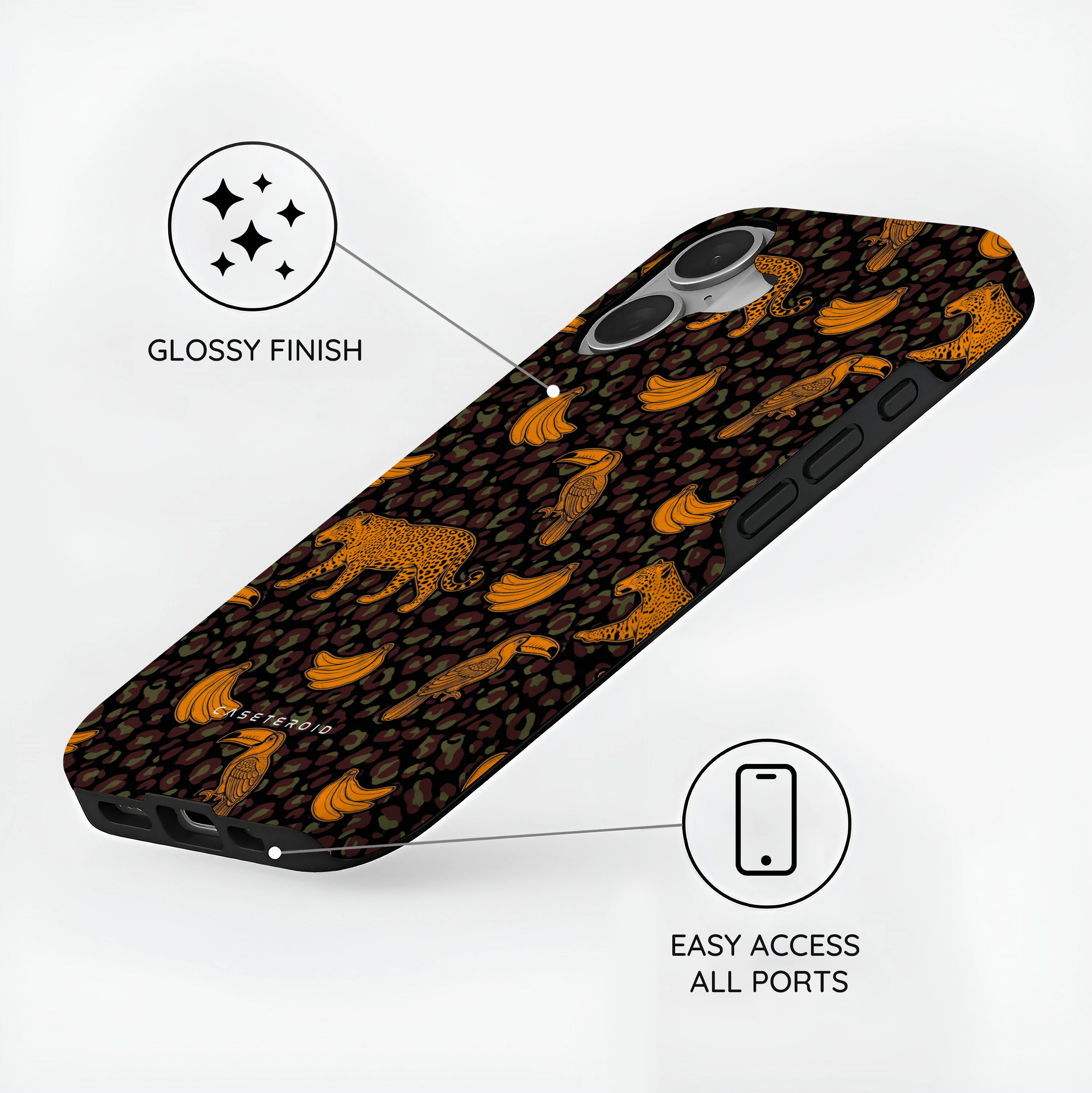 Jungle Safari - iPhone 16 Plus Case
