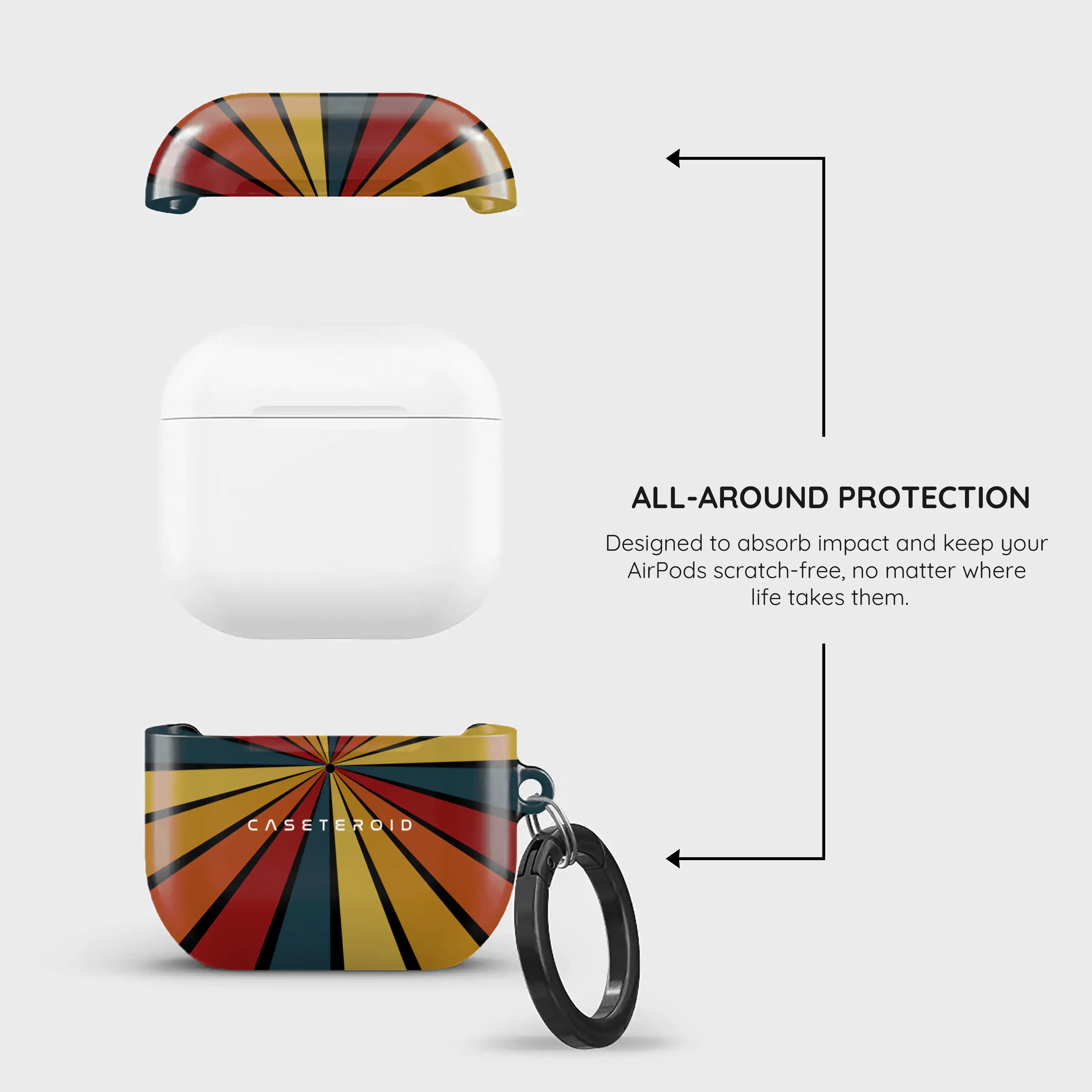 Kaleido Strokes - AirPods 4 Case