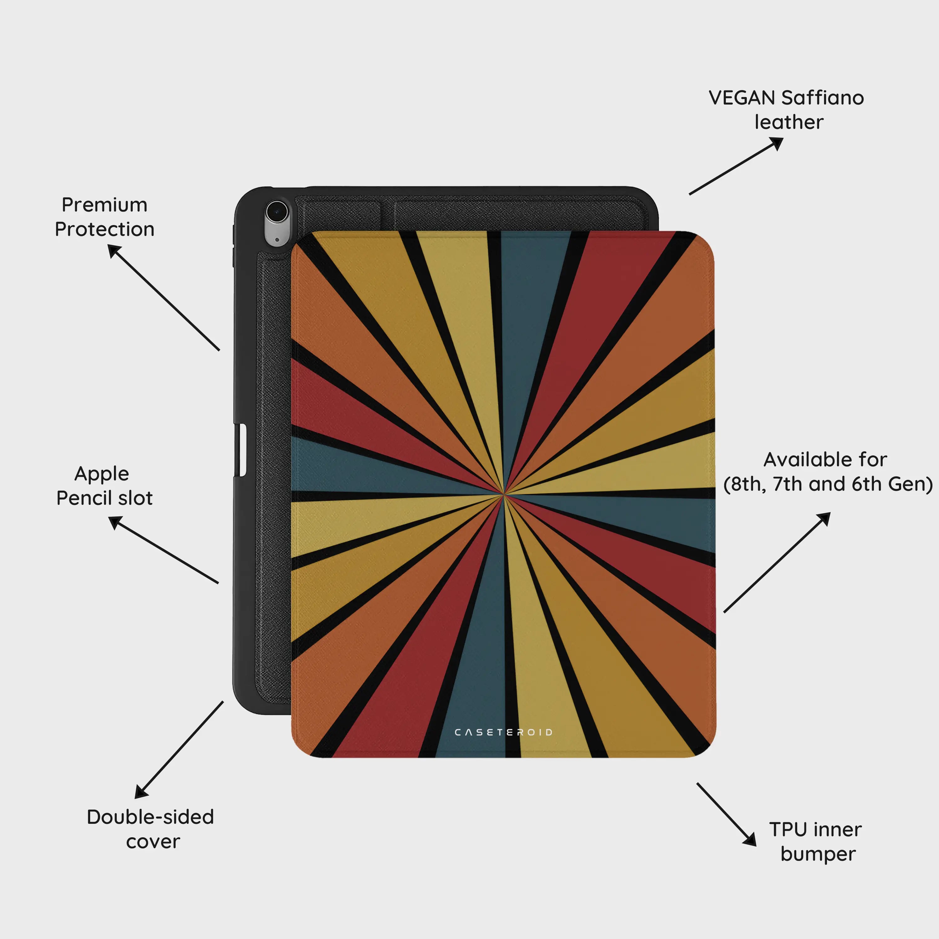 Kaleido Strokes - iPad Air 13 (8th/7th/6th Gen) Case
