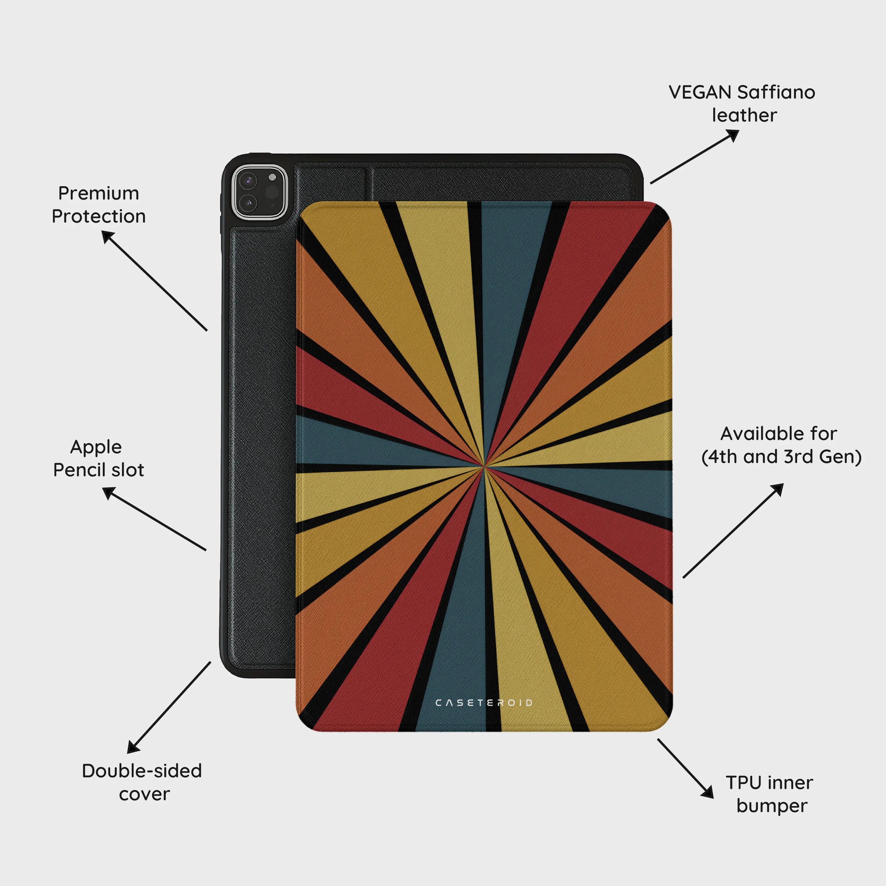 Kaleido Strokes - iPad Pro 11 (4th/3rd Gen) Case