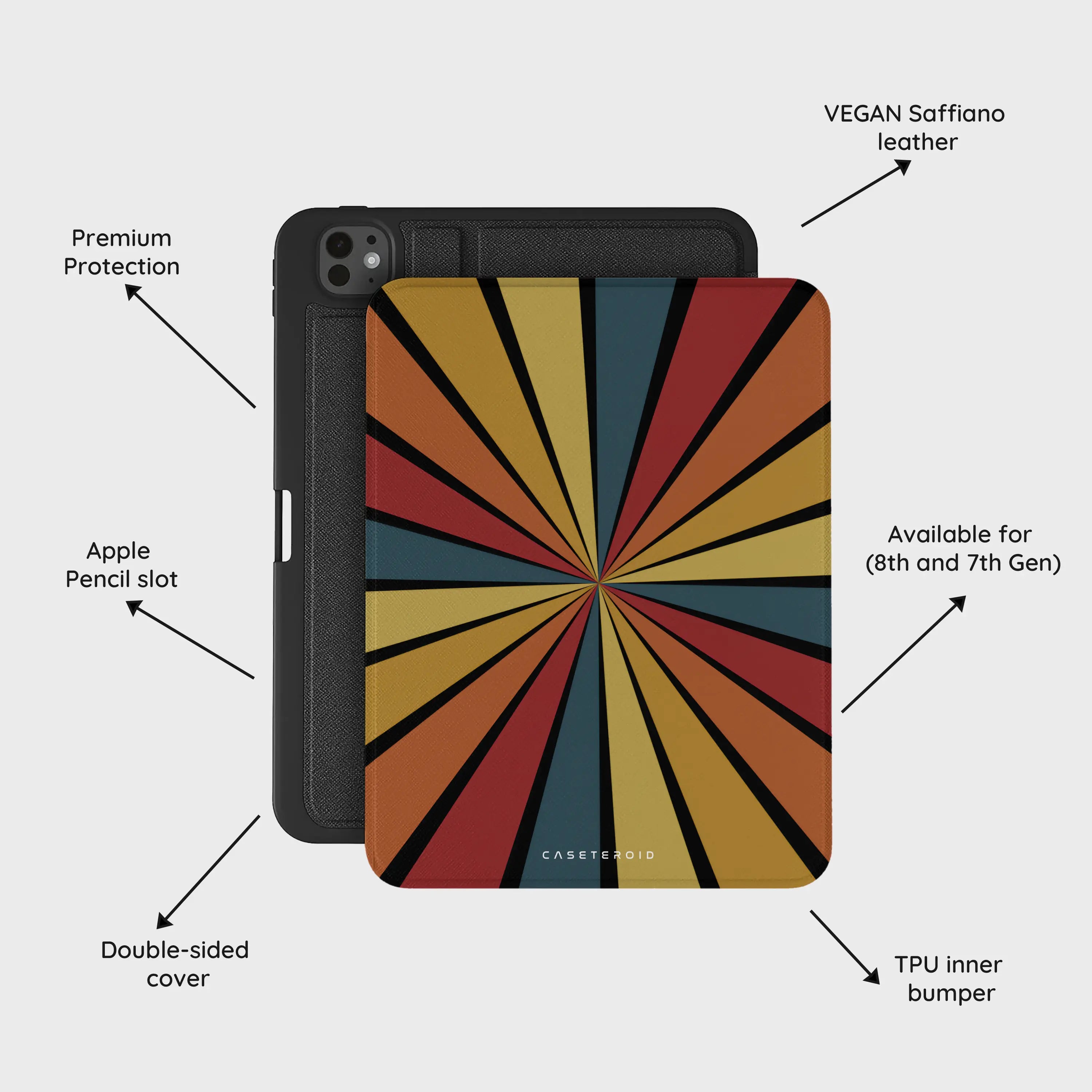 Kaleido Strokes - iPad Pro 11 (8th/7th Gen) Case