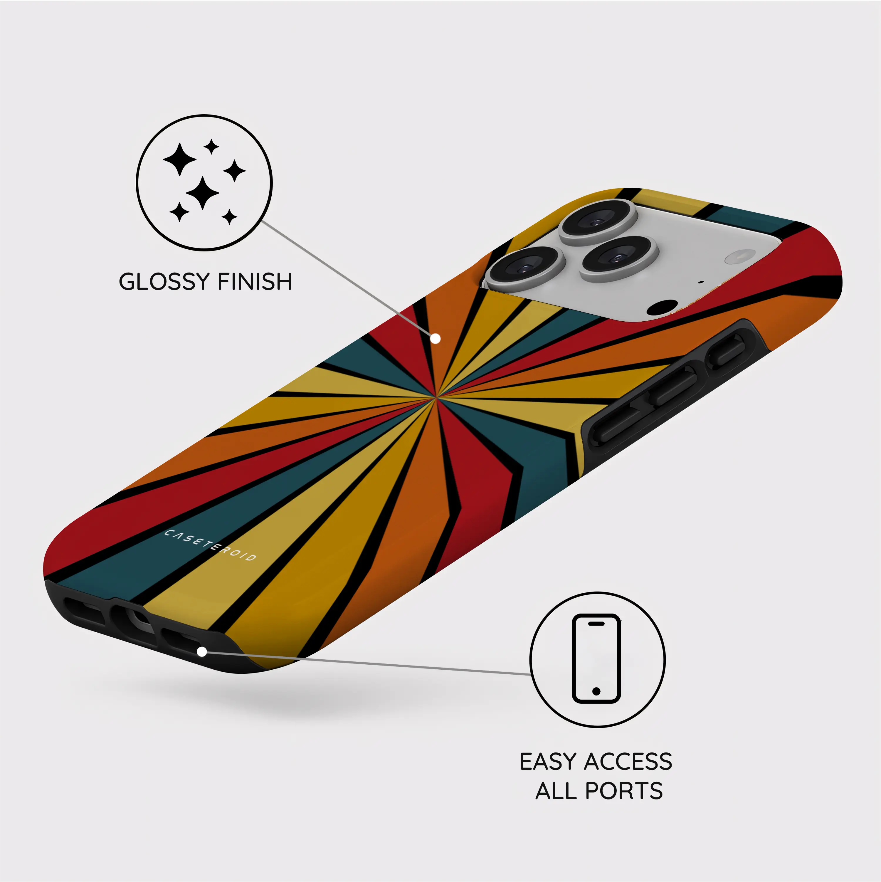 Kaleido Strokes - iPhone 17 Pro Case