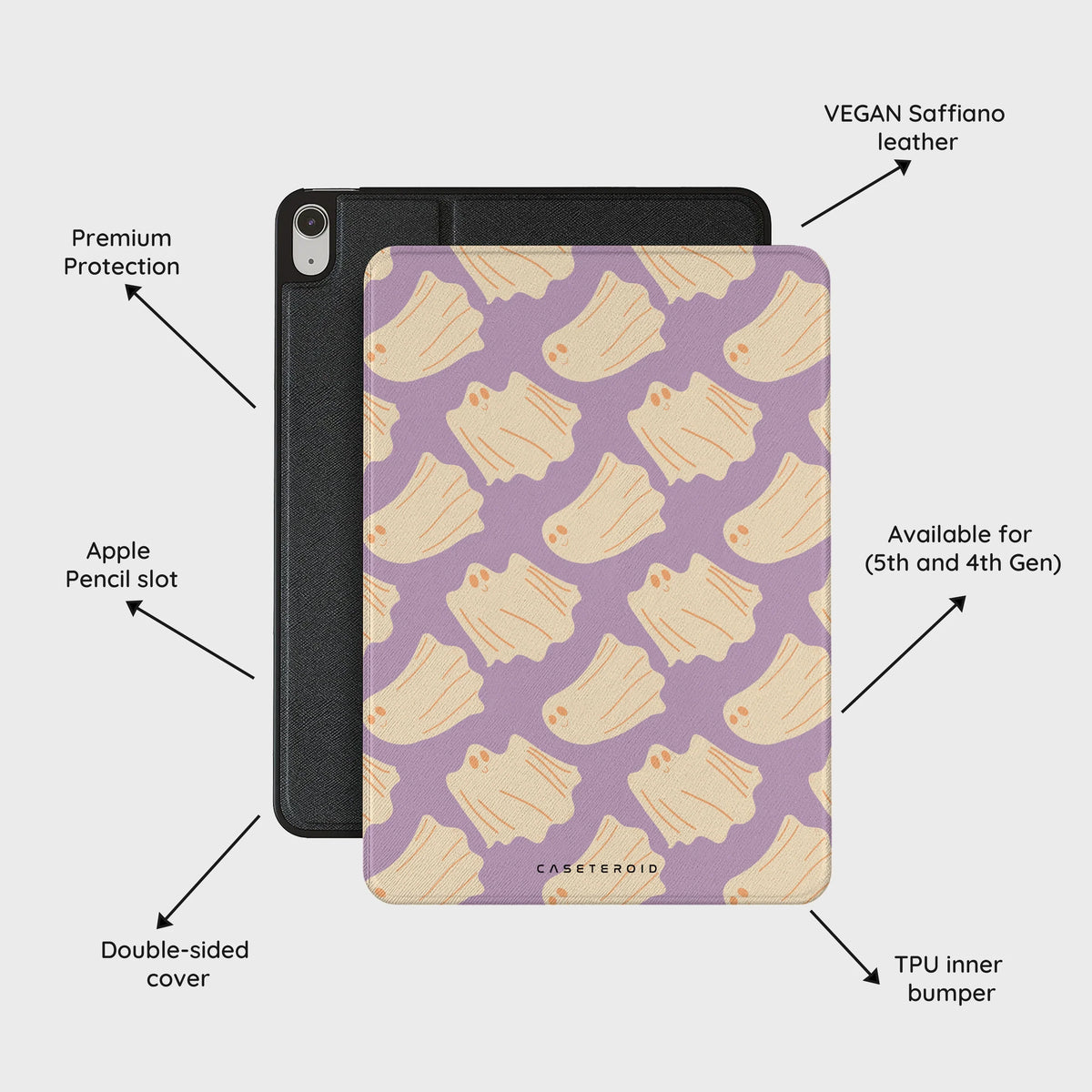 Lilac Ghostie - iPad Air 10.9 (5th/4th Gen) Case