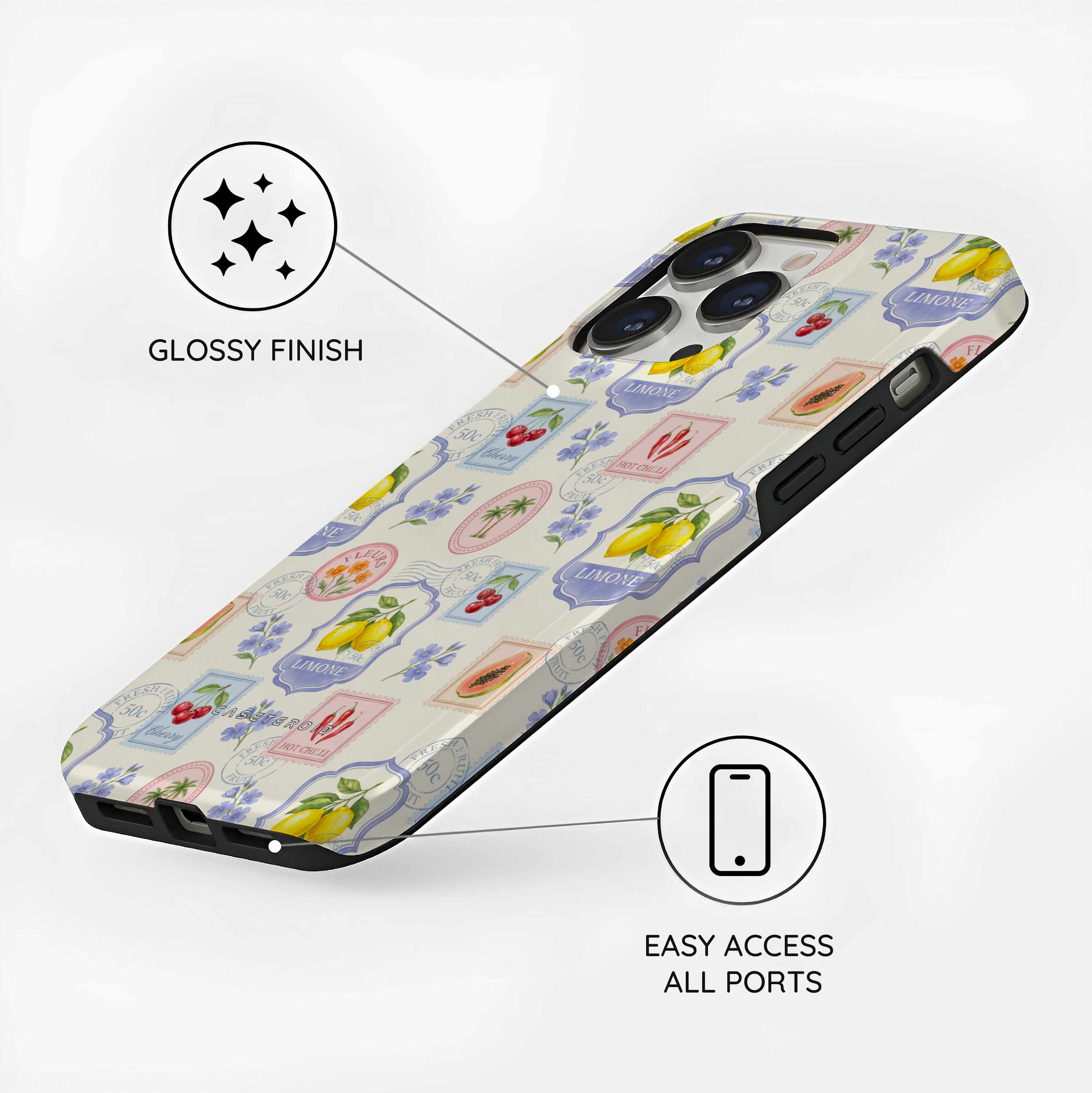 Market Stamps - iPhone 13 Pro Case