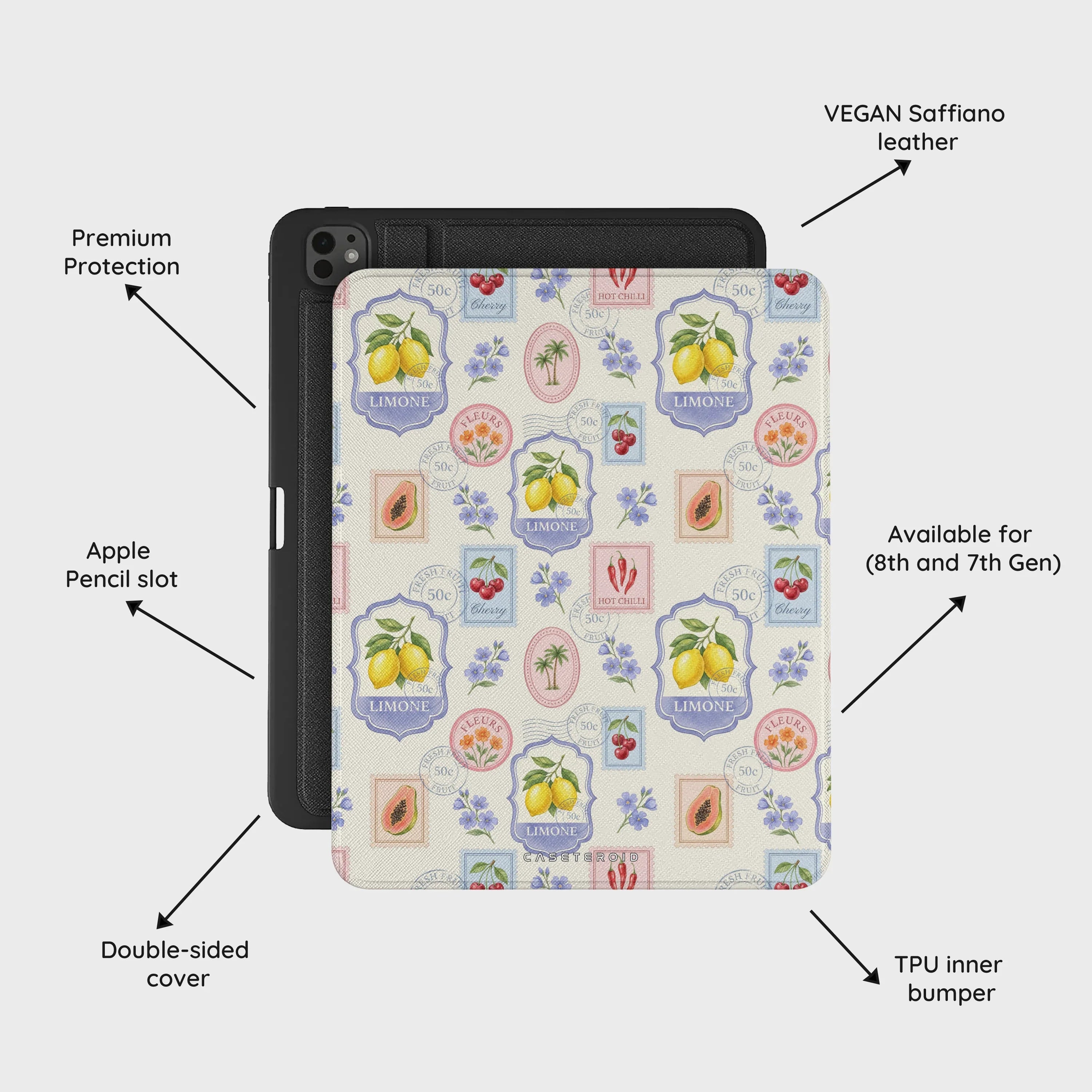 Market Stamps - iPad Pro 13 (8th/7th Gen) Case