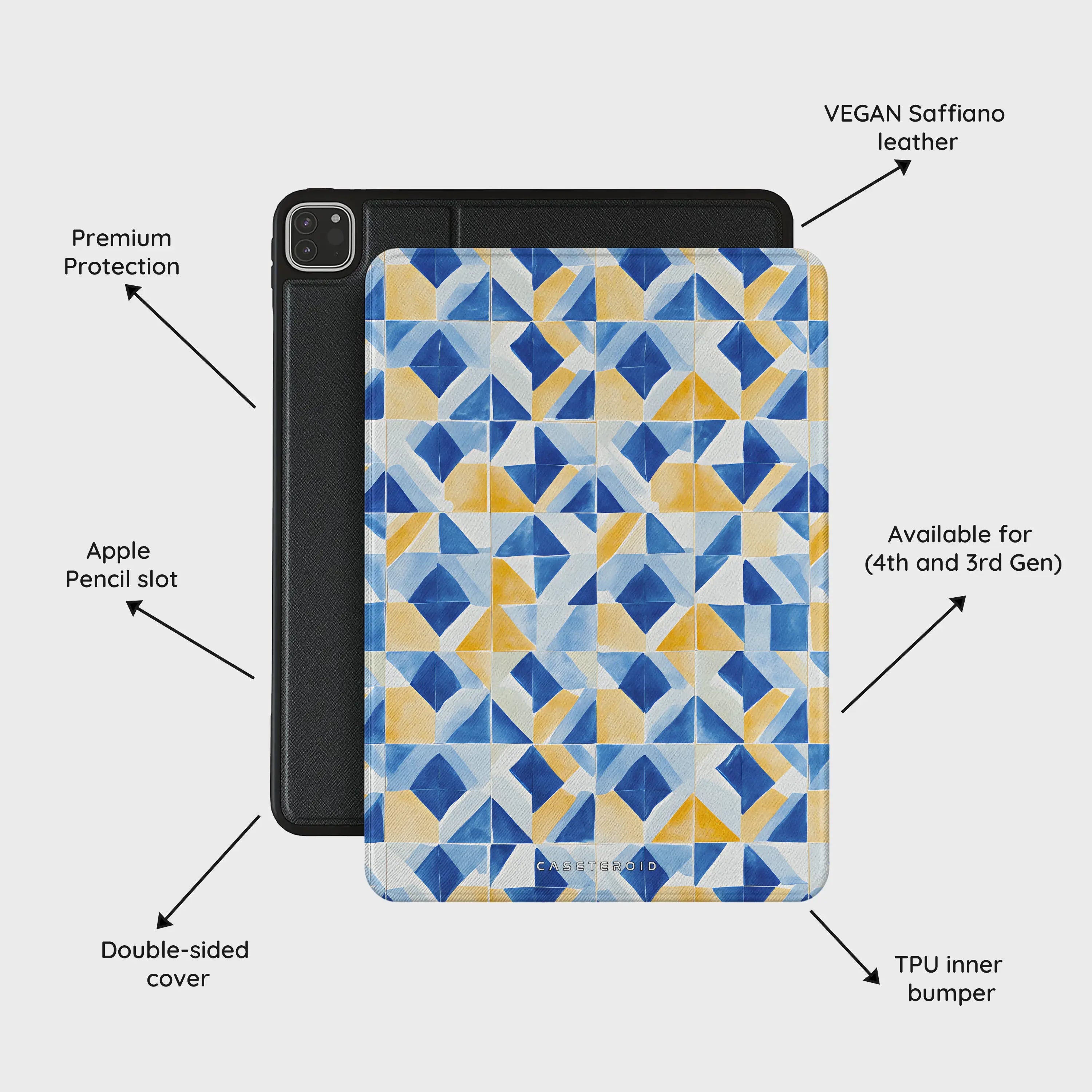 Mediterranean Mosaic - iPad Pro 11 (4th/3rd Gen) Case
