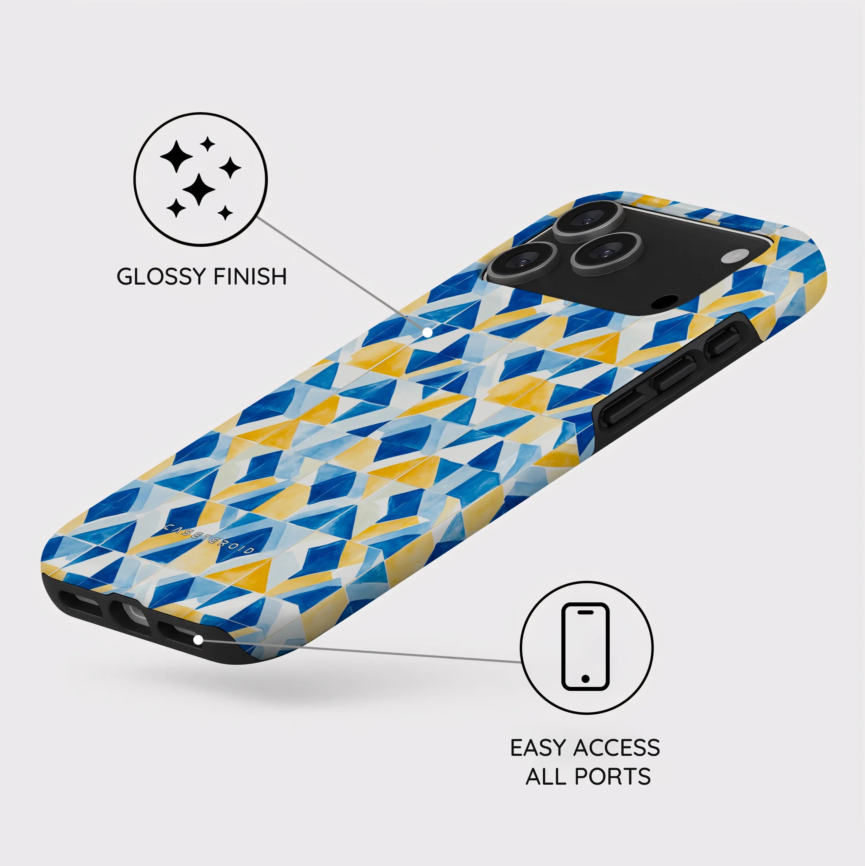 Mediterranean Mosaic - iPhone 17 Pro Max Case