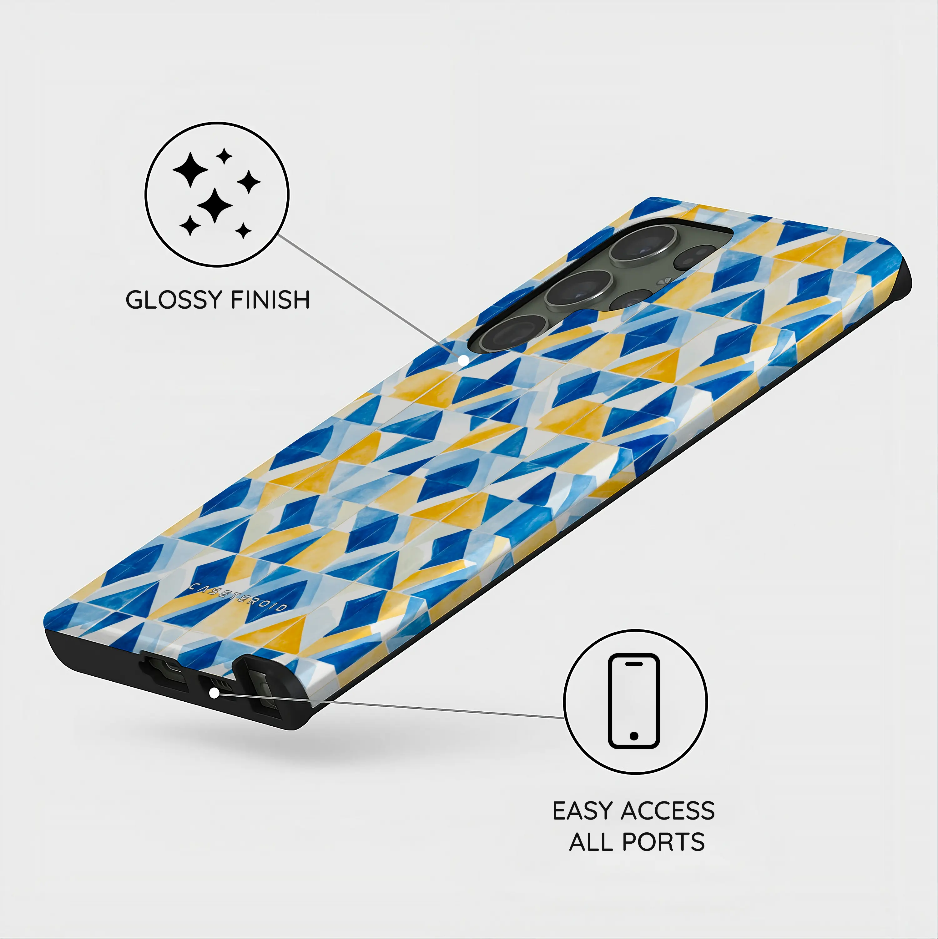 Mediterranean Mosaic - Samsung Galaxy S23 Ultra Case