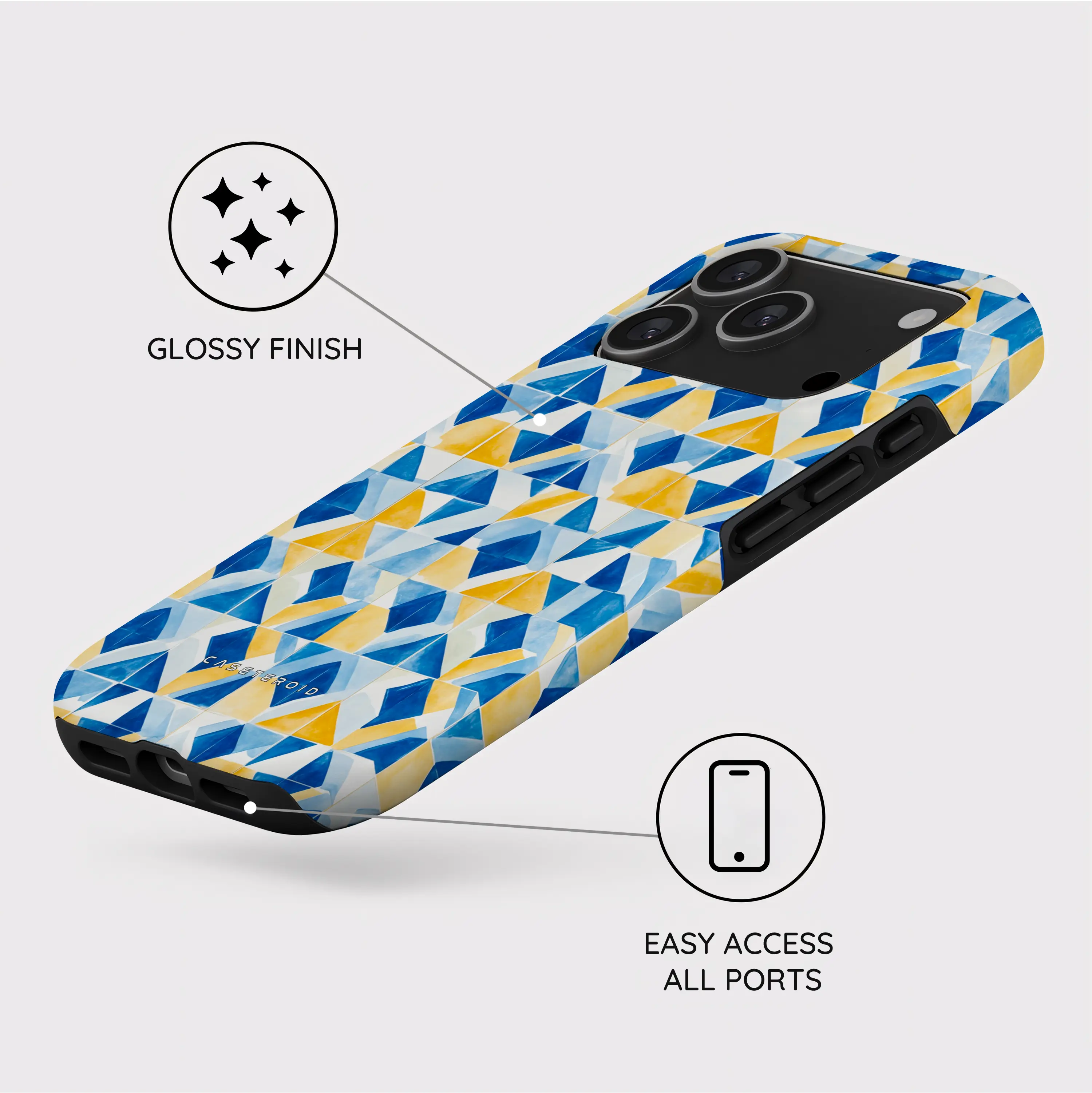 Mediterranean Mosaic - iPhone 17 Pro Case