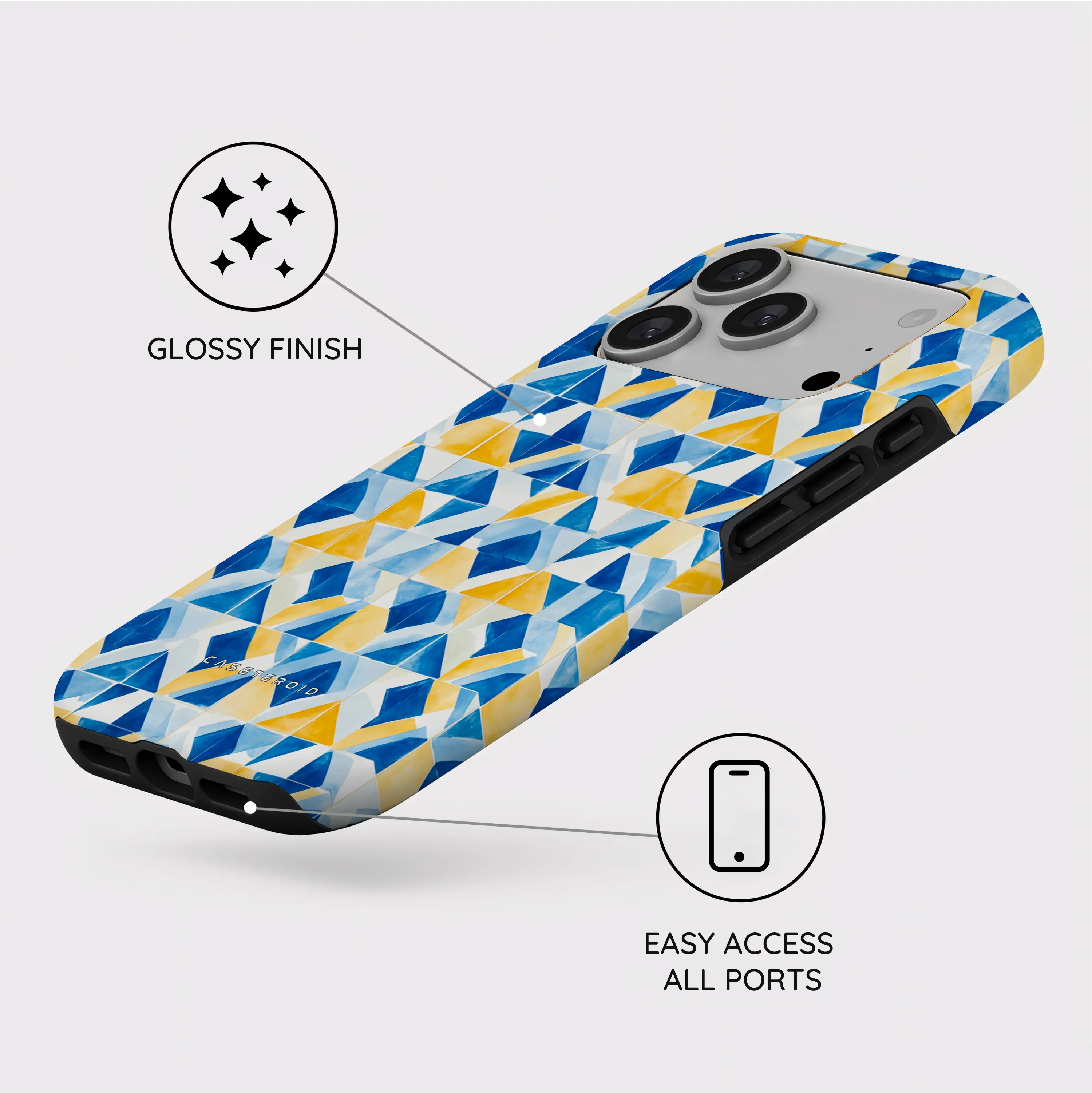Mediterranean Mosaic - iPhone 17 Pro Case