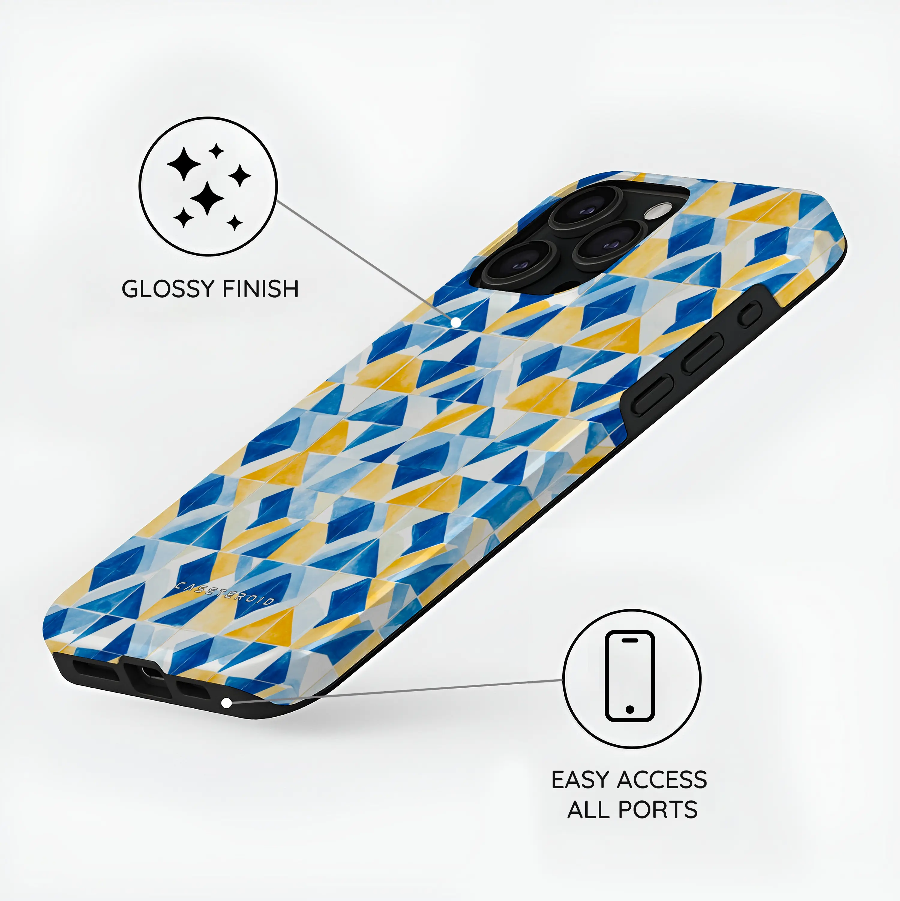 Mediterranean Mosaic - iPhone 15 Pro Case