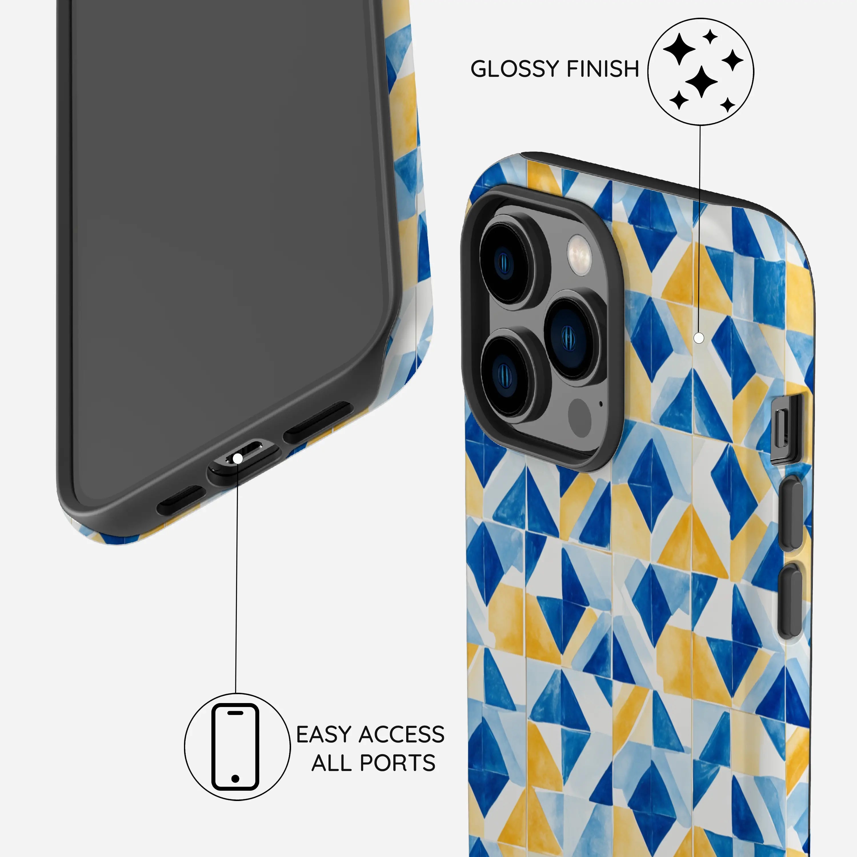 Mediterranean Mosaic - iPhone 14 Pro Max Case