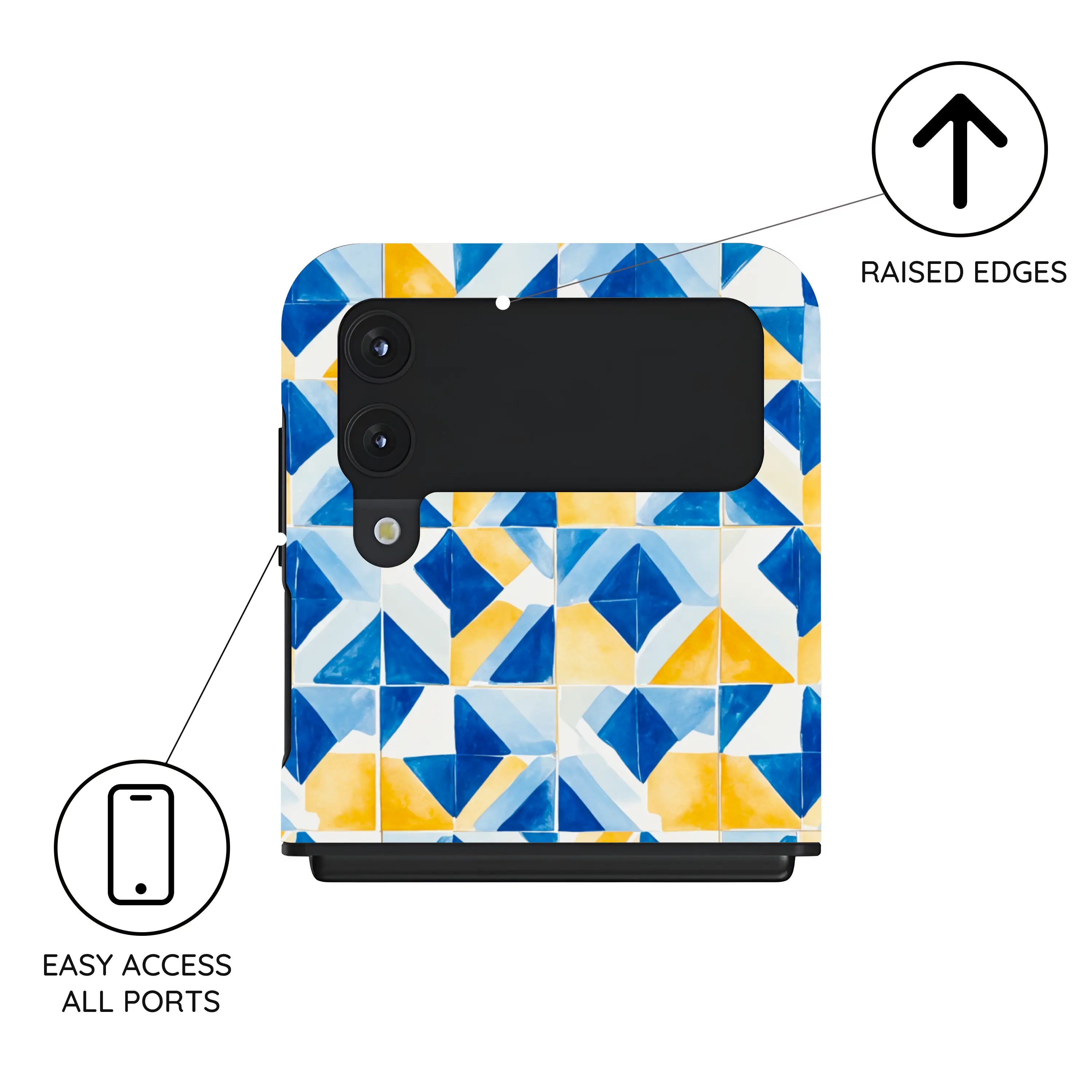 Mediterranean Mosaic - Samsung Galaxy Z Flip 4 Case