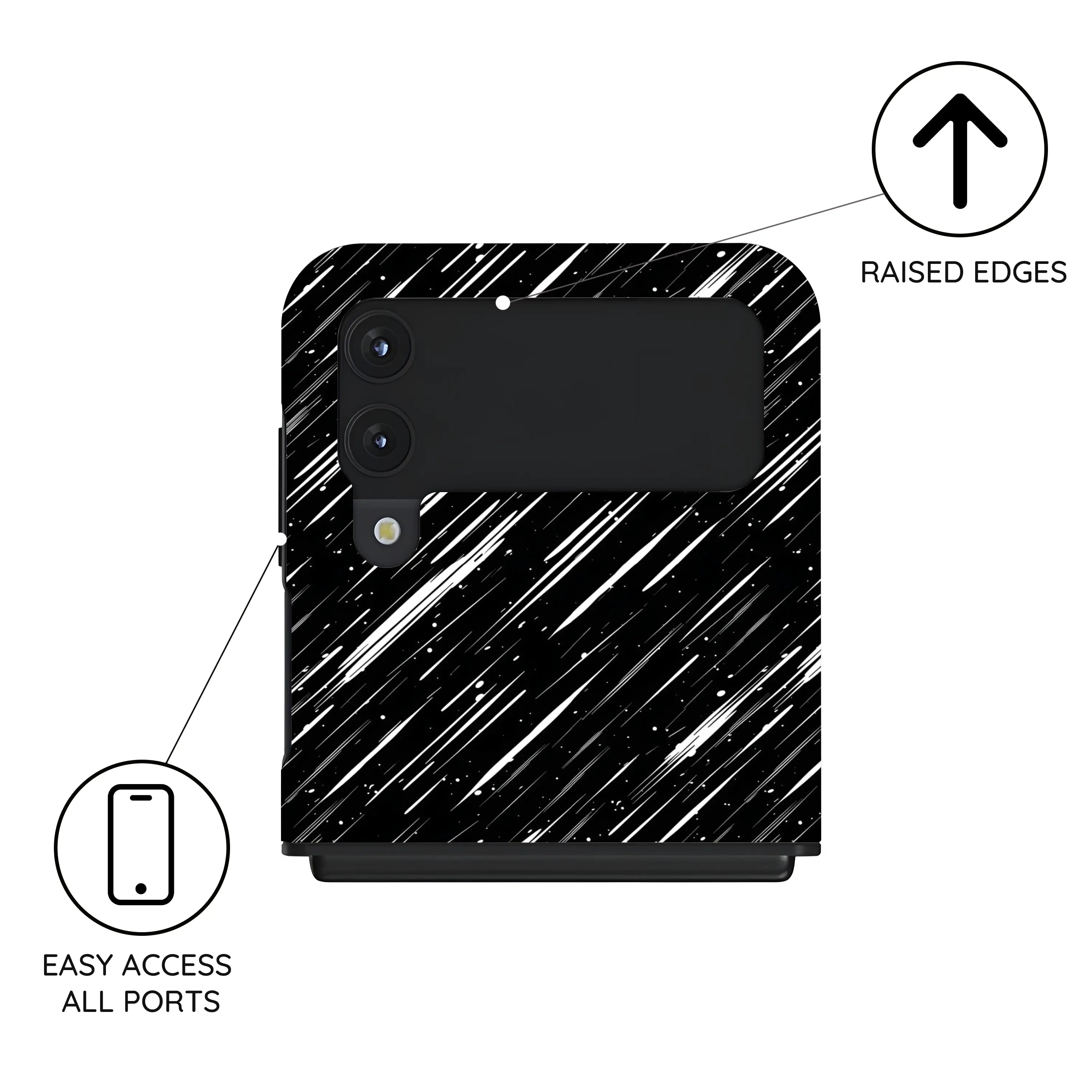 Meteor Rush - Samsung Galaxy Z Flip 4 Case