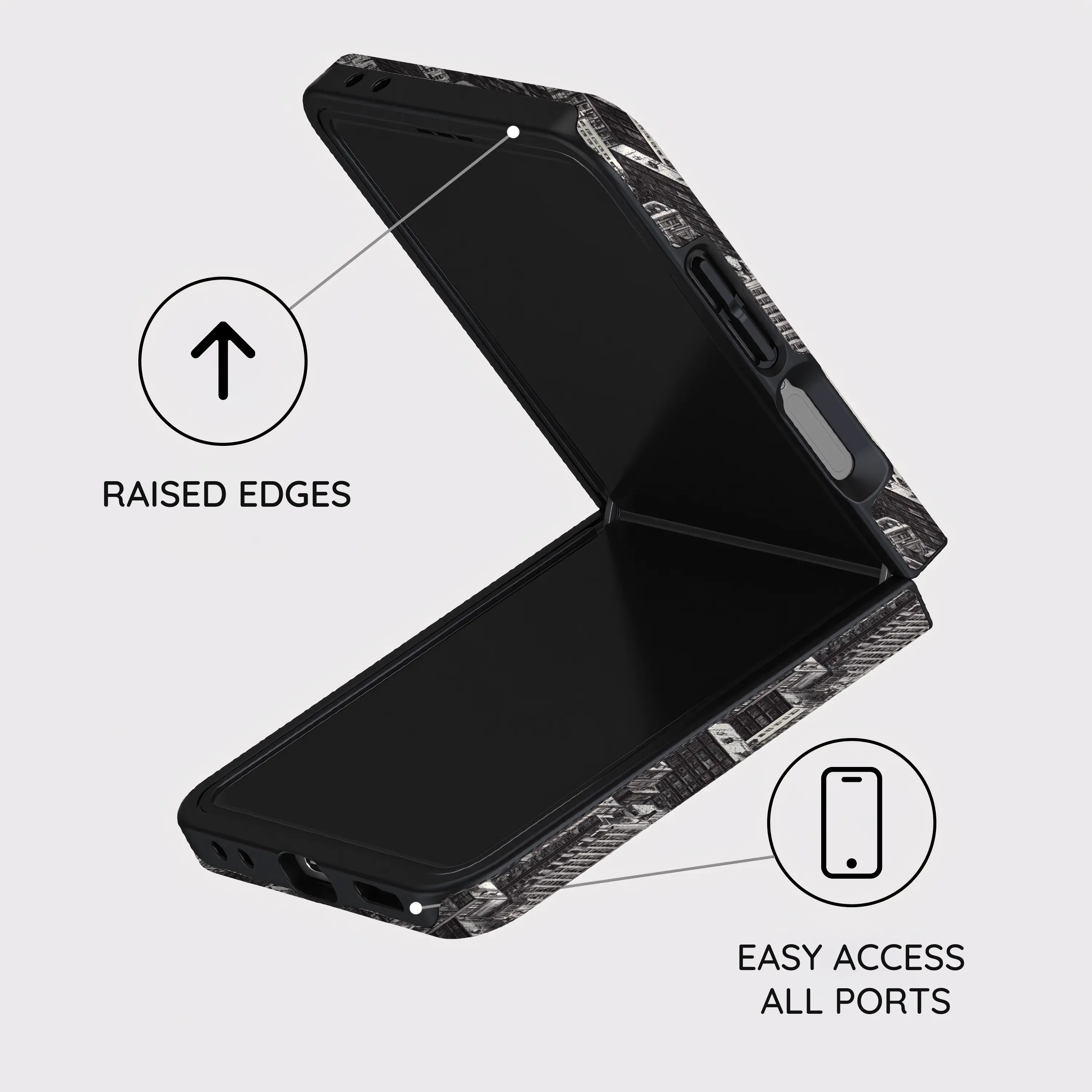 Metropolis Ink - Samsung Galaxy Z Flip 7 Case