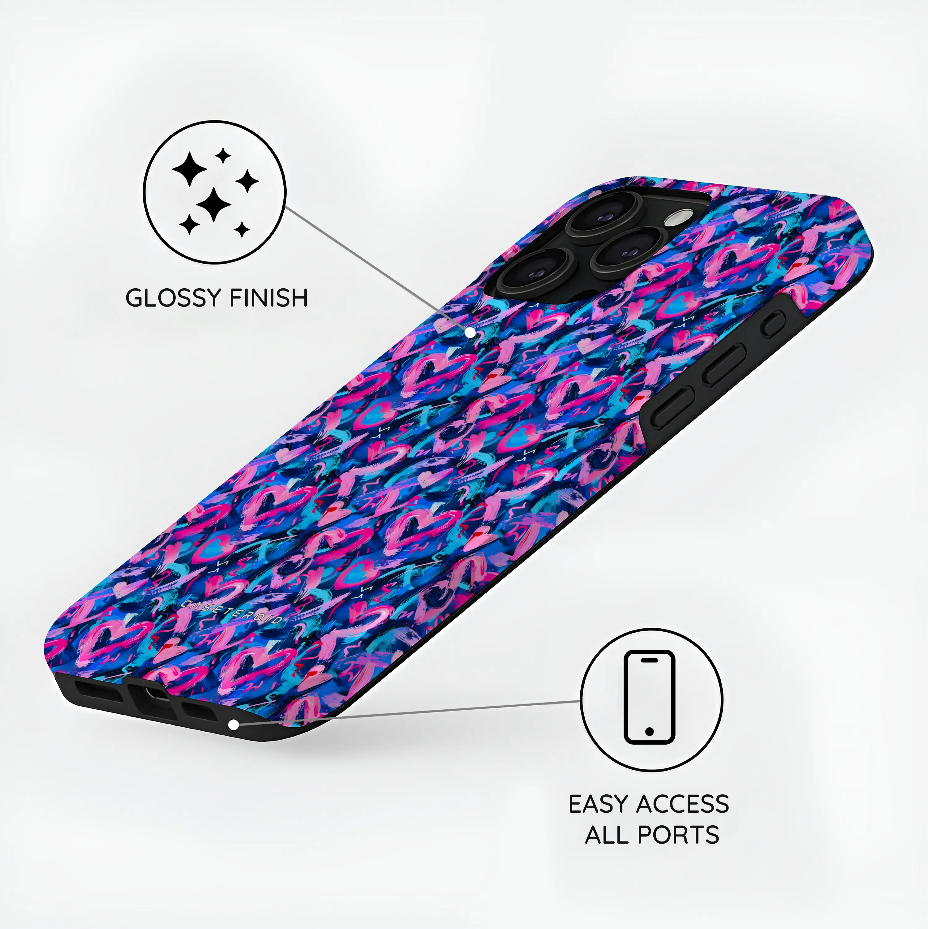 Midnight Pulse - iPhone 15 Pro Max Case